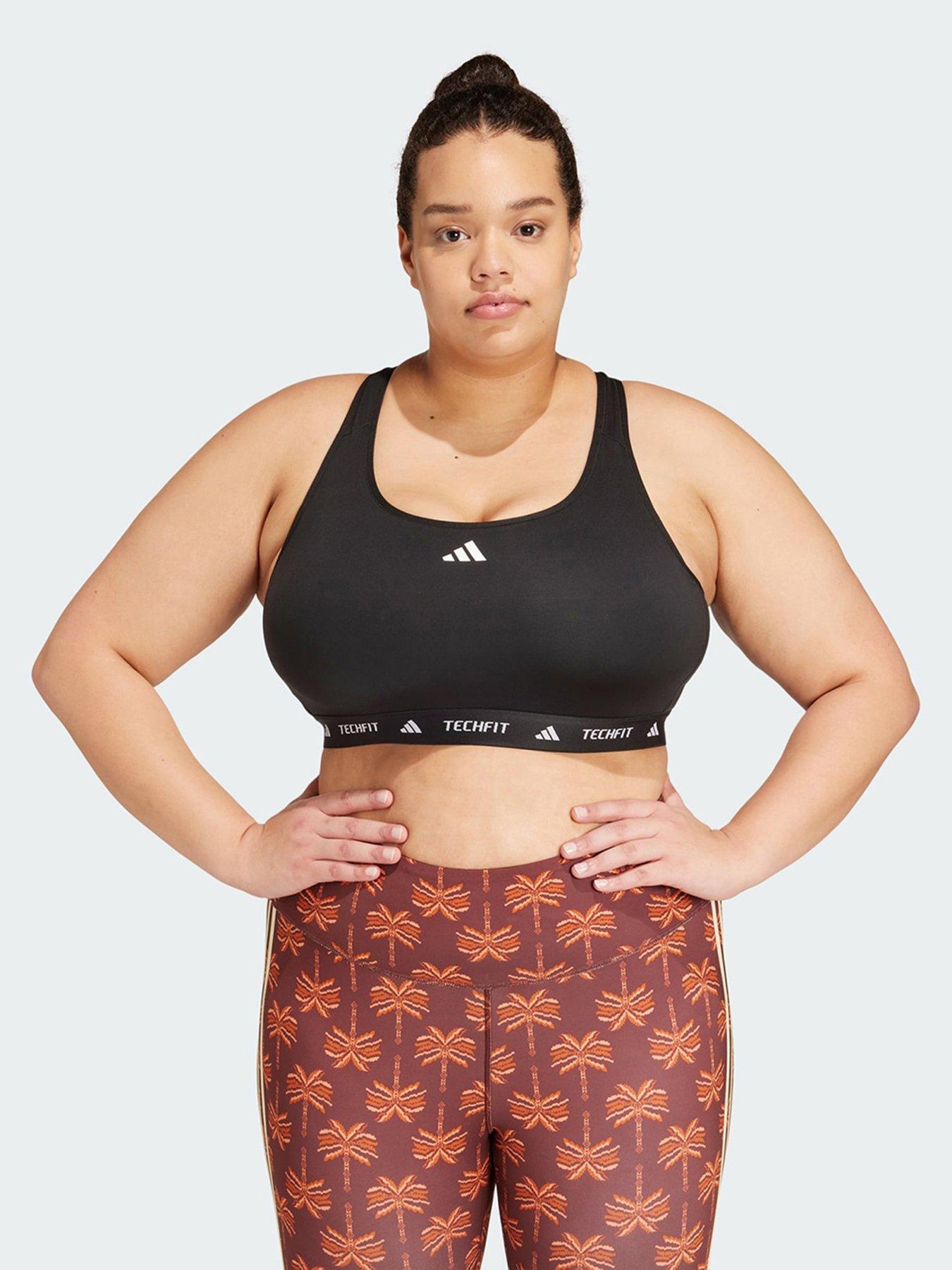 undefined TECHFIT Bra (Plus Size) - Black
