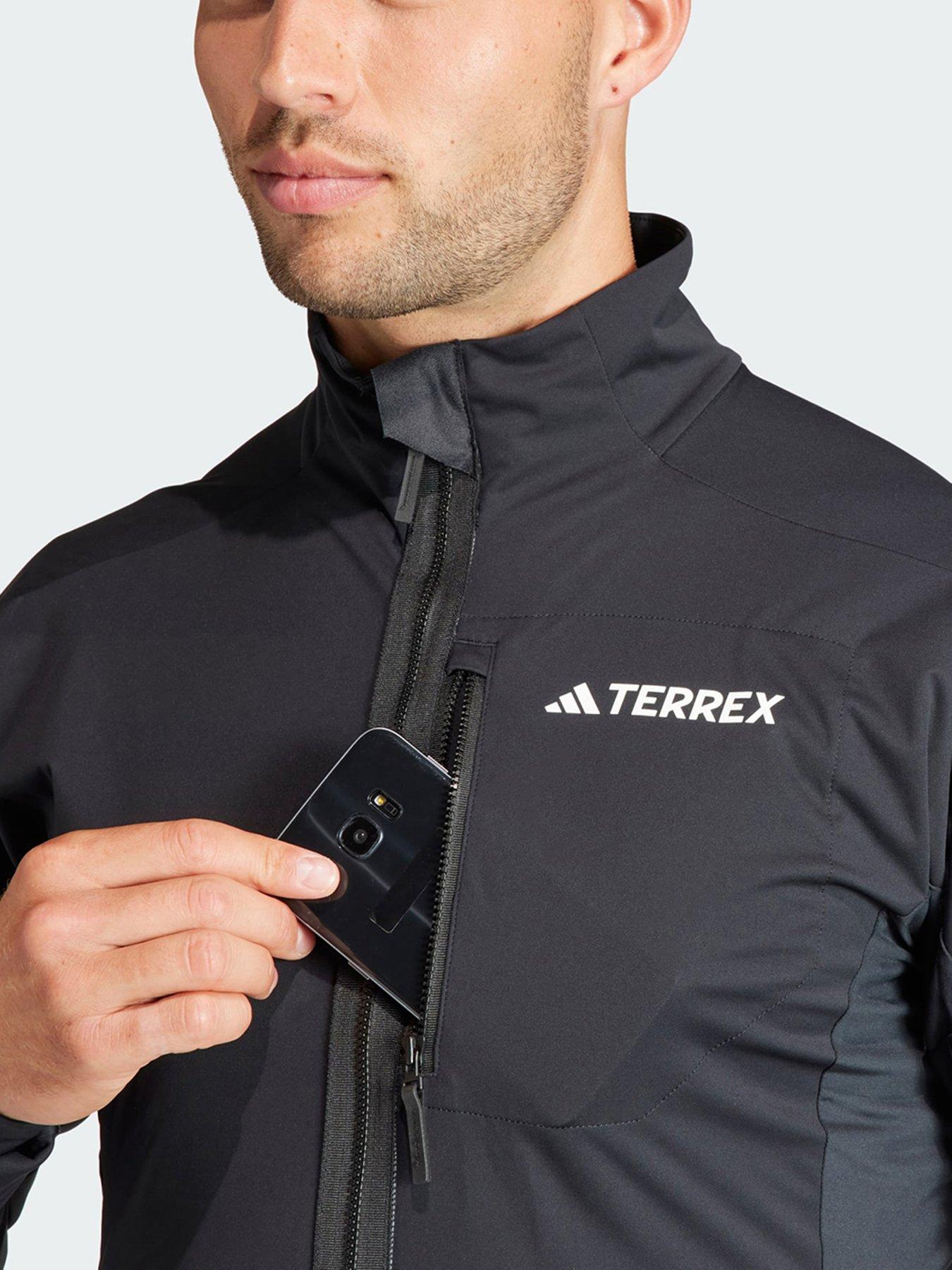 Image 4 of 6 of adidas Terrex Xperior Cross-Country Ski Soft Shell Jacket - Black