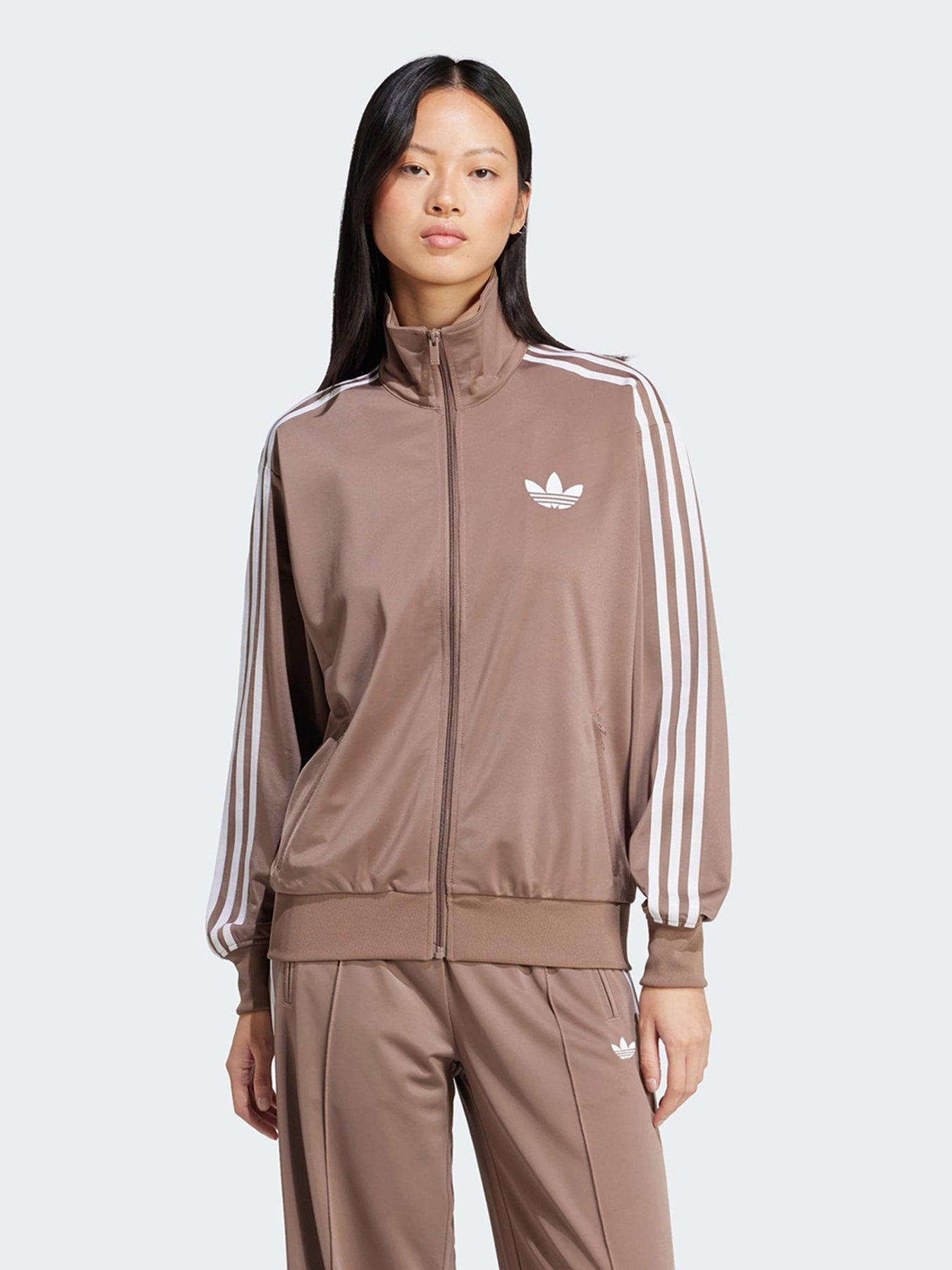 undefined Adicolor Classic Firebird Loose Track Top - Brown