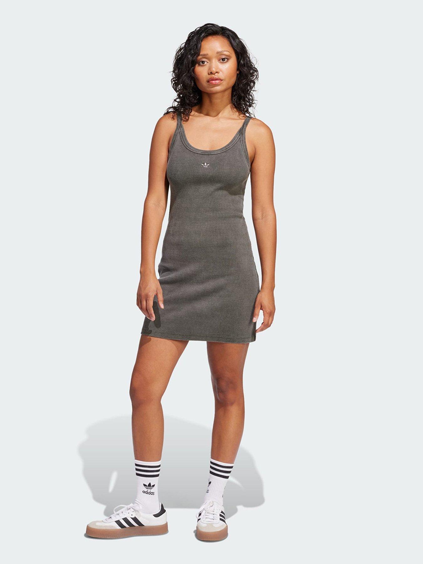 undefined Ribbed Mini Dress - Black