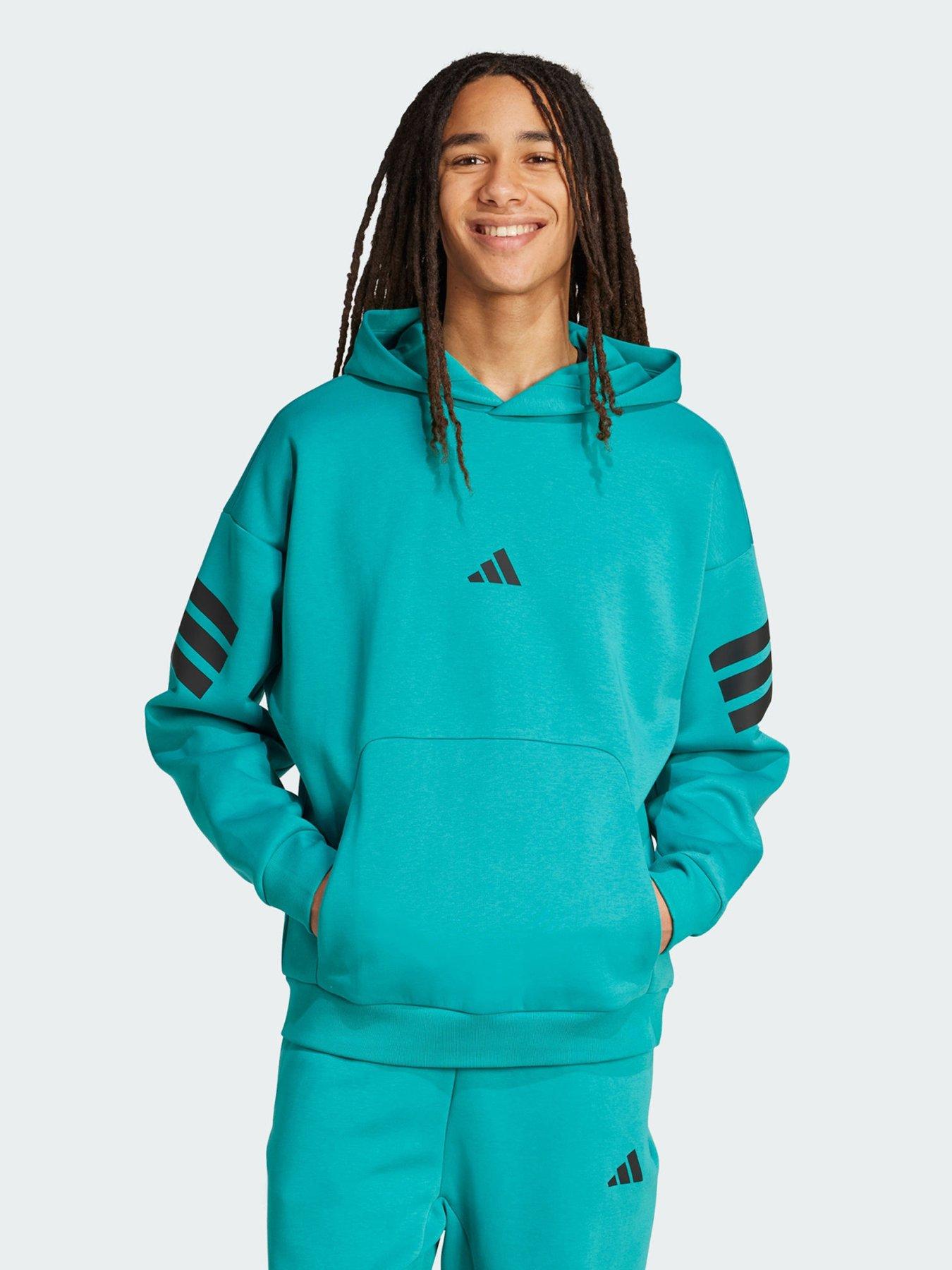 undefined Future Icons 3-Stripes Hoodie - Dark Red