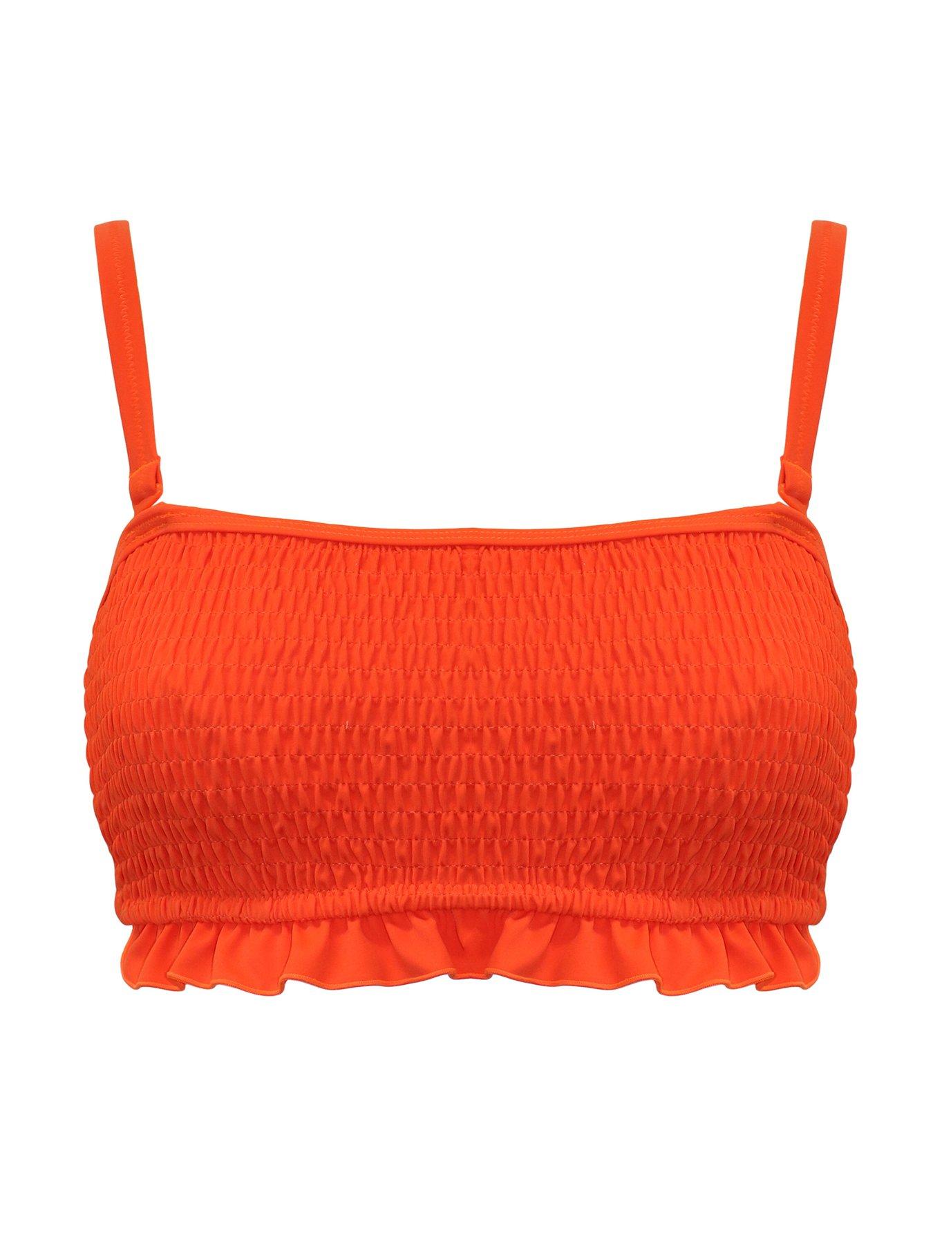Image 3 of 4 of Pour Moi Free Spirit Strapless Underwired Top - Orange