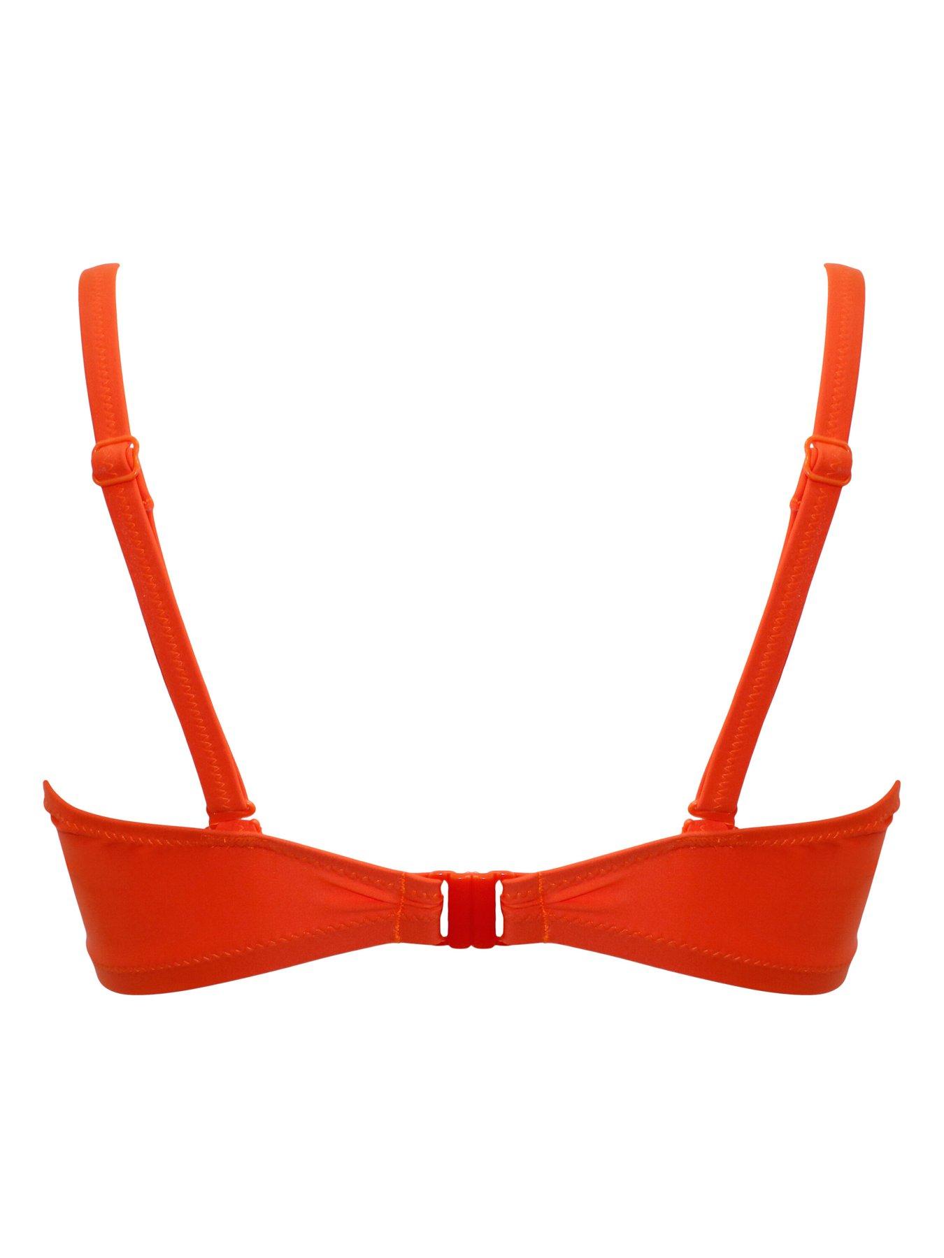 Image 4 of 4 of Pour Moi Free Spirit Strapless Underwired Top - Orange