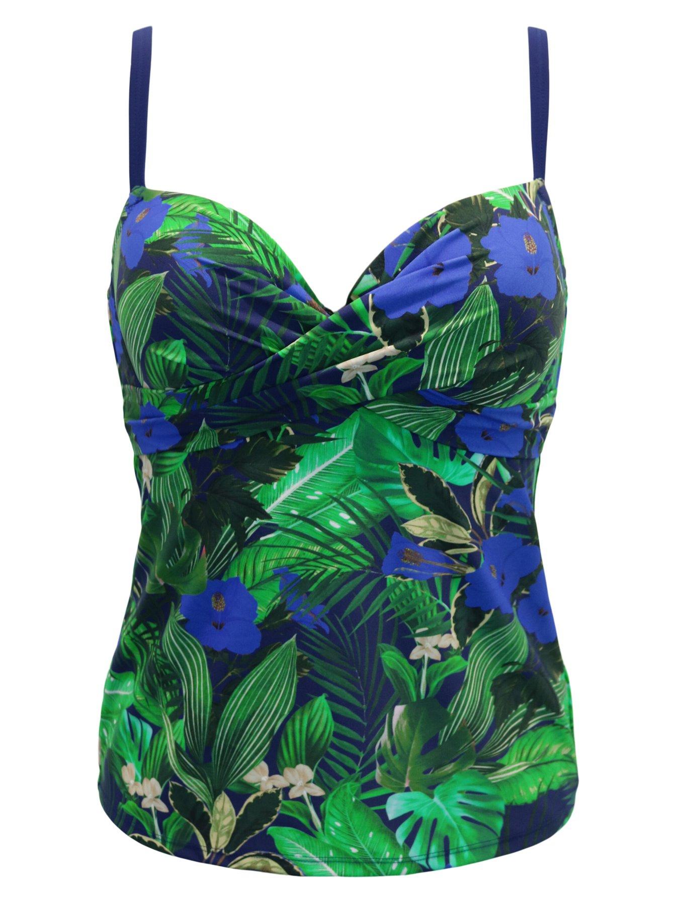 Image 3 of 4 of Pour Moi Palermo Underwired Padded Tankini Top