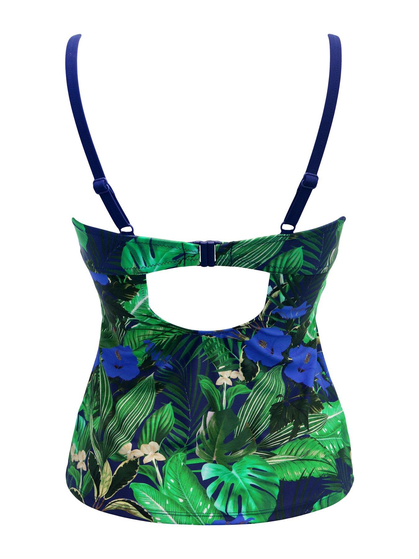 Image 4 of 4 of Pour Moi Palermo Underwired Padded Tankini Top