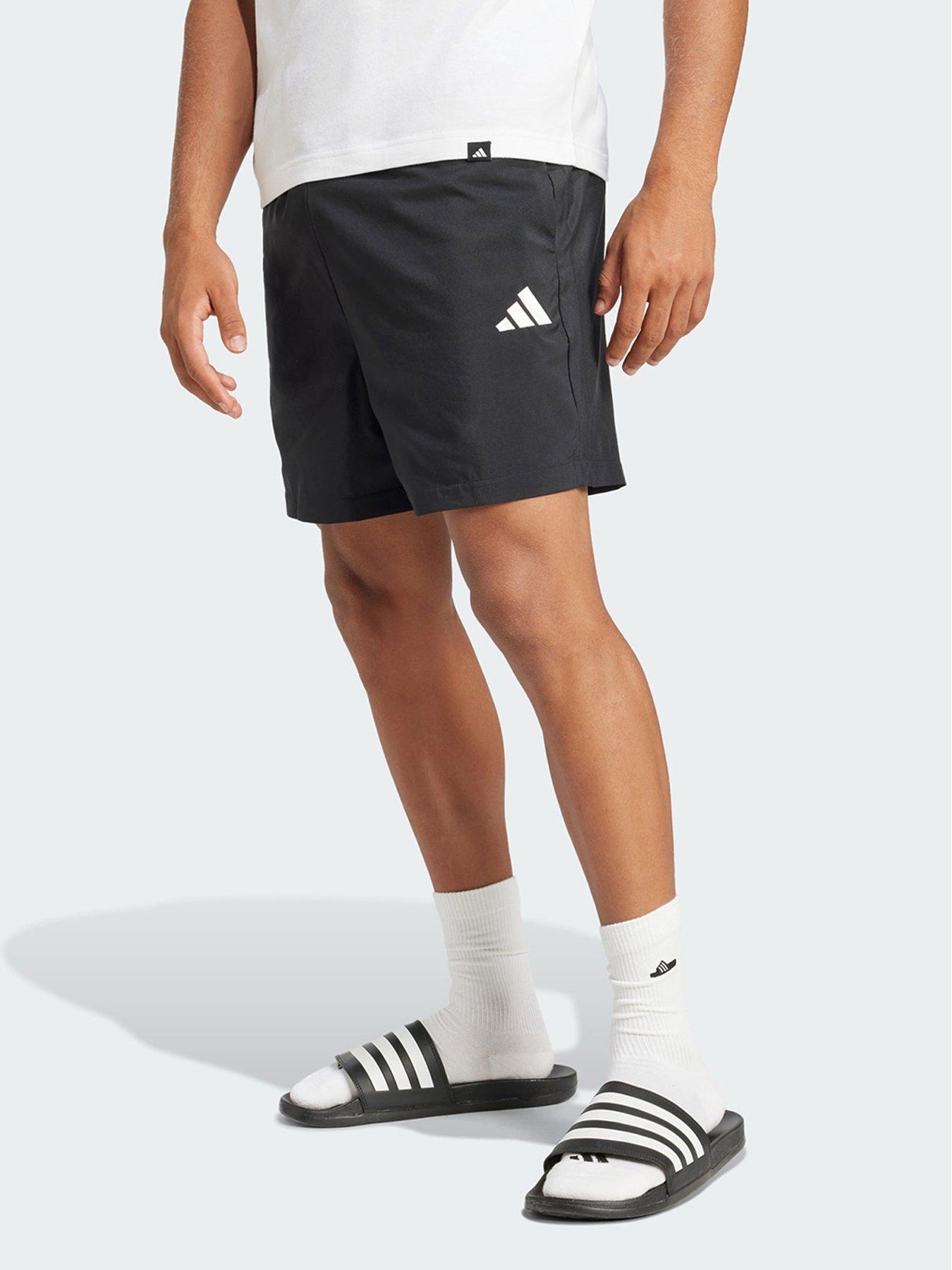 undefined Essentials Small Logo Chelsea Shorts - Black/White