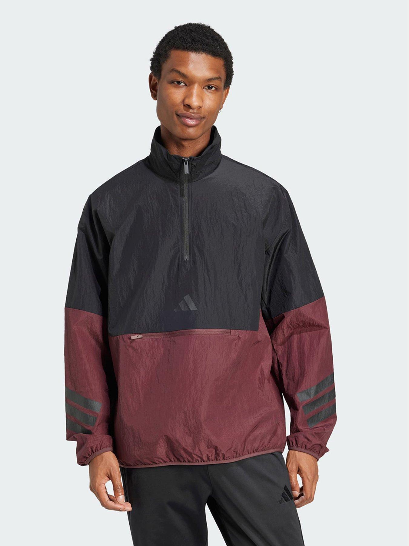 undefined Future Icons 3-Stripes Woven Half-Zip Sweatshirt