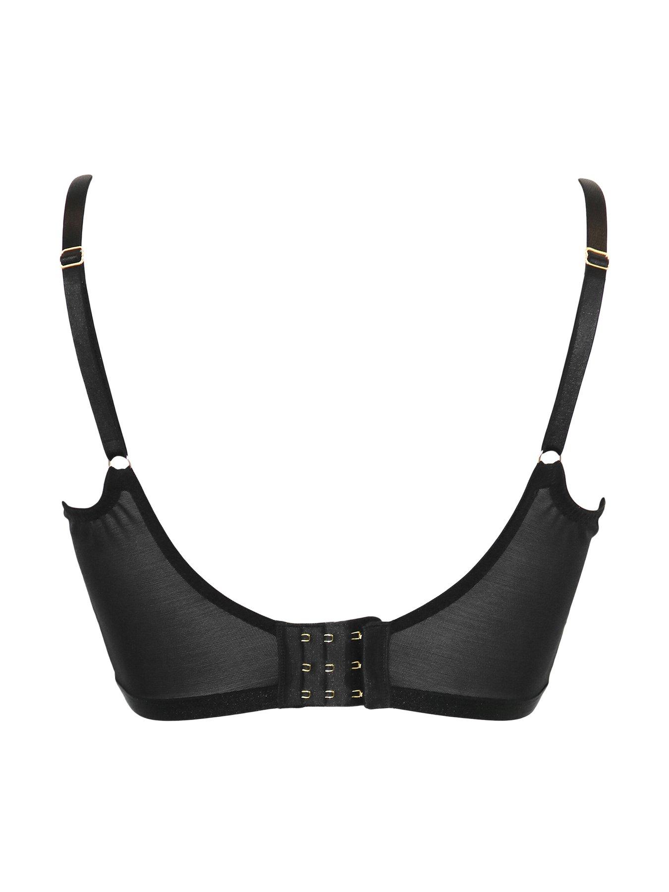  image of pour-moi-after-hours-padded-longline-blackmulti