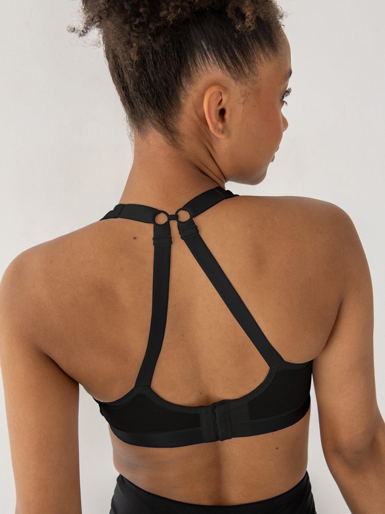  image of pour-moi-energy-strive-non-wired-non-padded-lined-full-cup-sports-bra-black