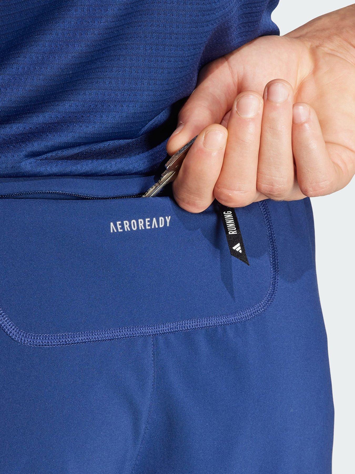  image of adidas-own-the-run-shorts-dark-blue