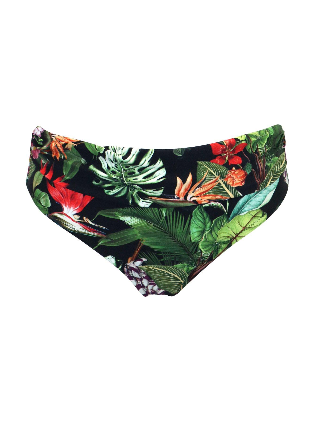 Image 3 of 4 of Pour Moi Palermo Fold Over Bikini Brief - Print