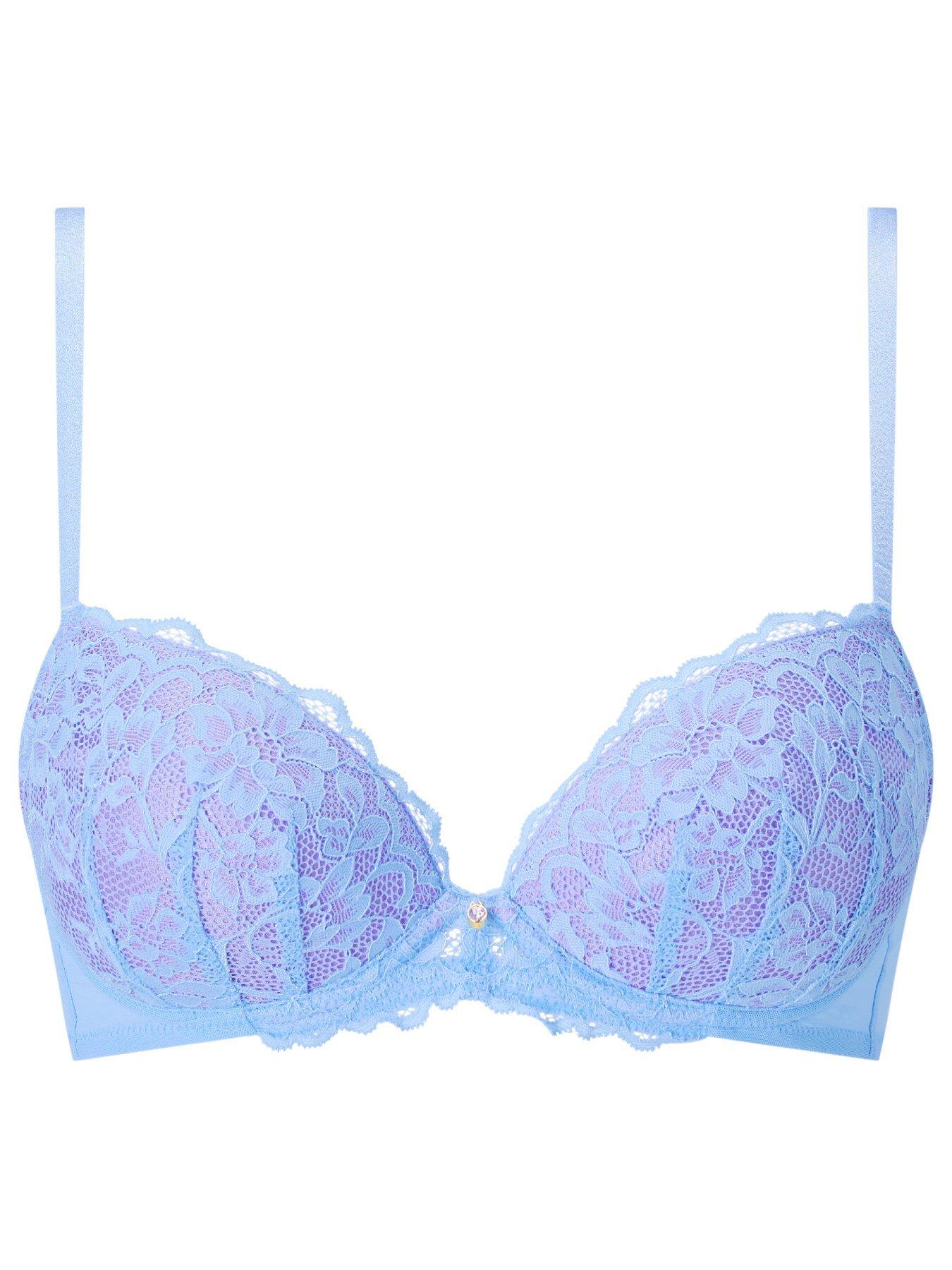  image of ann-summers-sexy-lace-padded-plunge-bra
