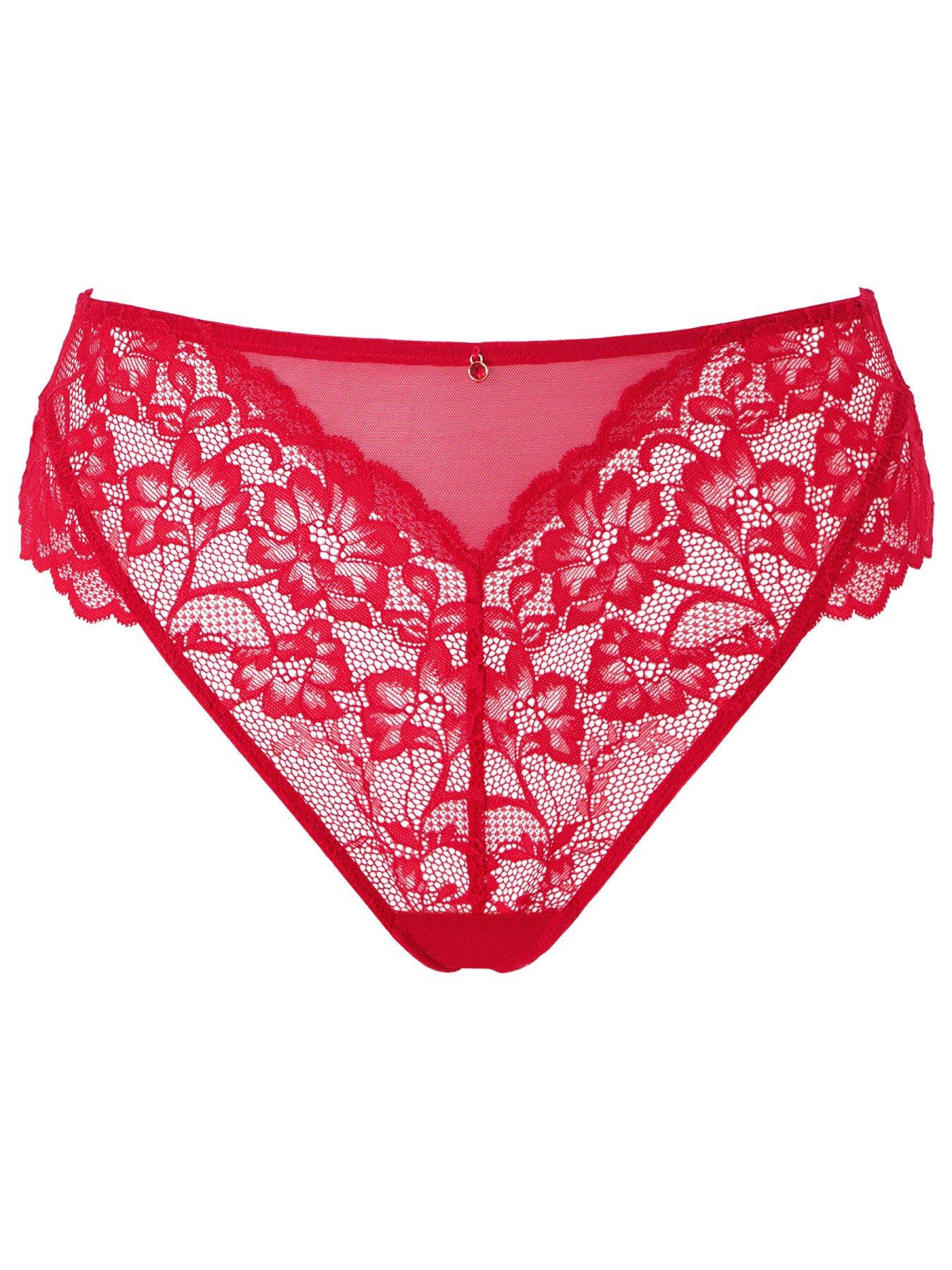 Image 4 of 4 of Ann Summers Sexy Lace High Waisted Brazilian