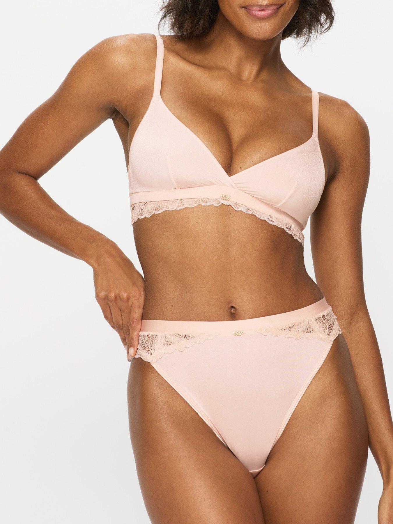 Image 1 of 3 of Knickerbox Harper High-Rise Brazilian - Light Pink