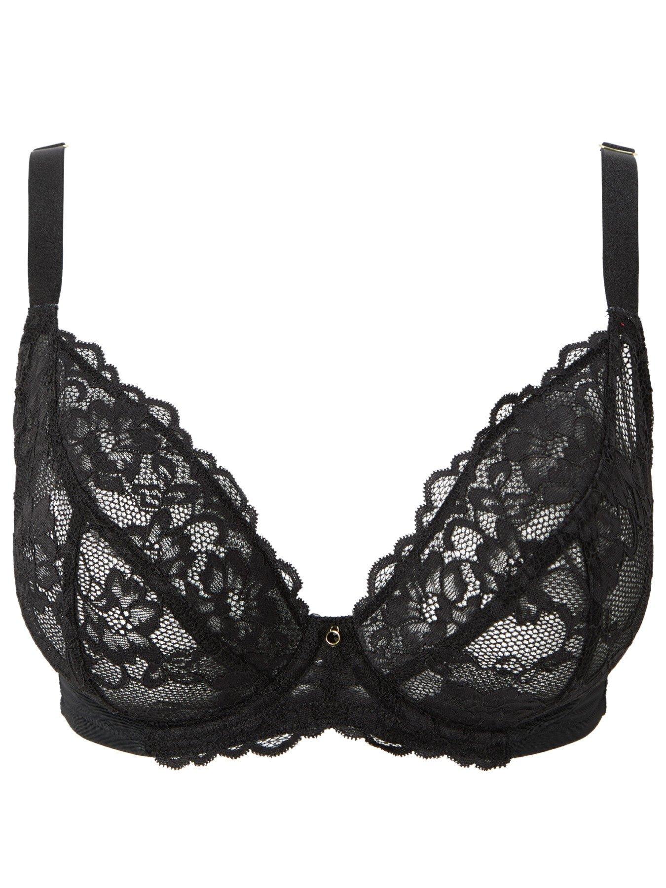  image of ann-summers-sexy-lace-fuller-bust-non-padded-plunge-bra
