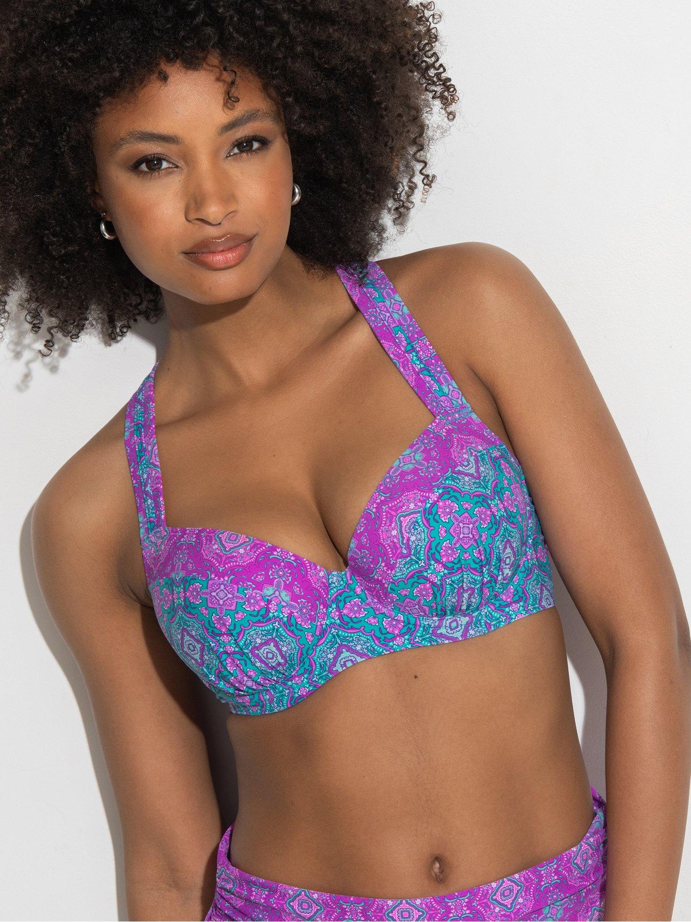 undefined Venice Beach Underwired Lightly Padded Bikini Top - Multi