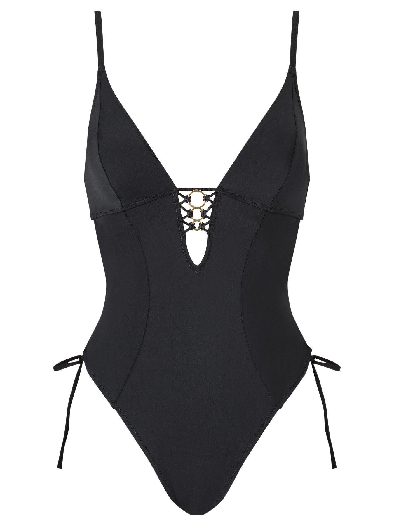 Image 3 of 3 of Ann Summers Miami Dreams Soft Swimsuit - Black