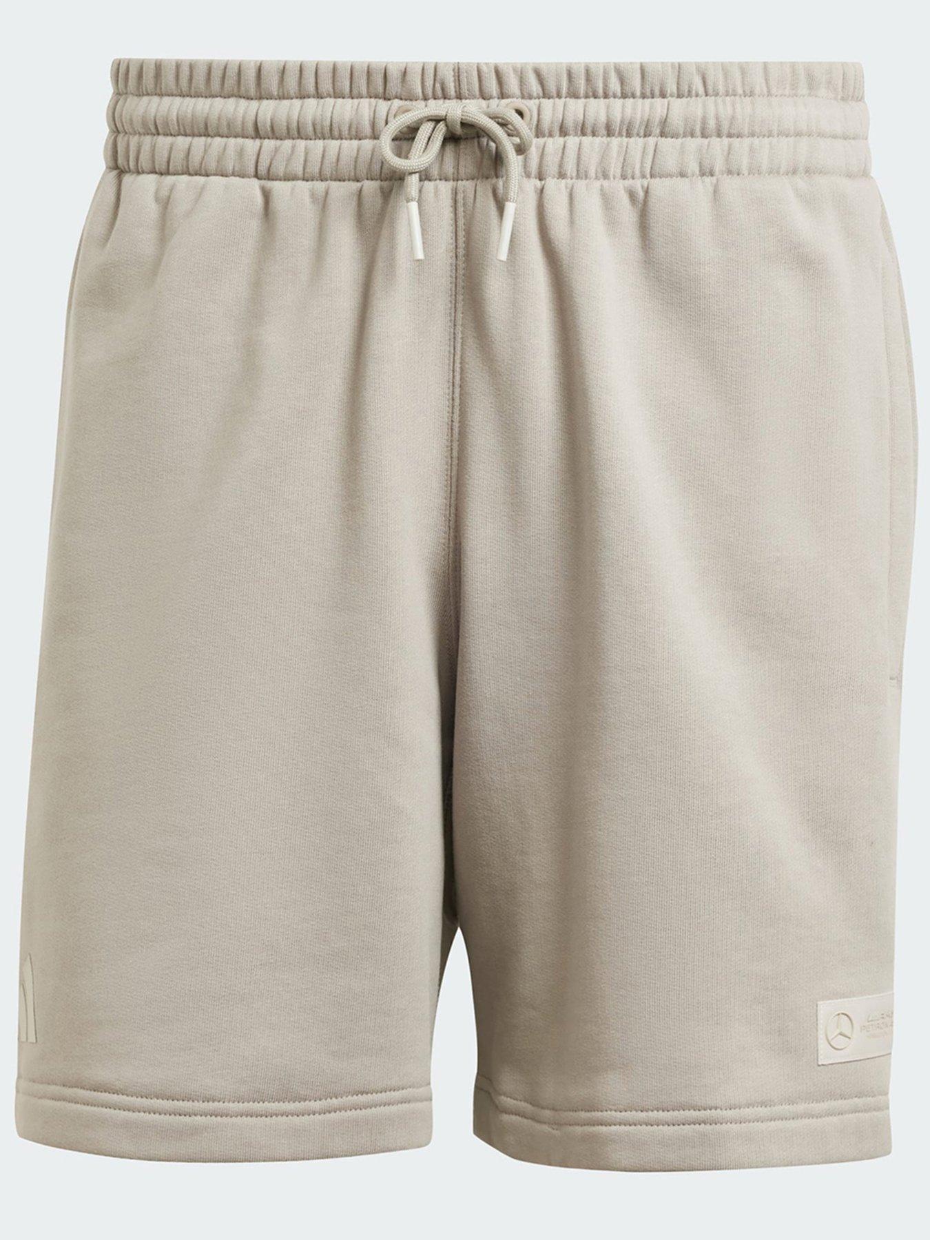  image of adidas-mercedes-amg-petronas-formula-one-team-premium-sweat-short-men-beige