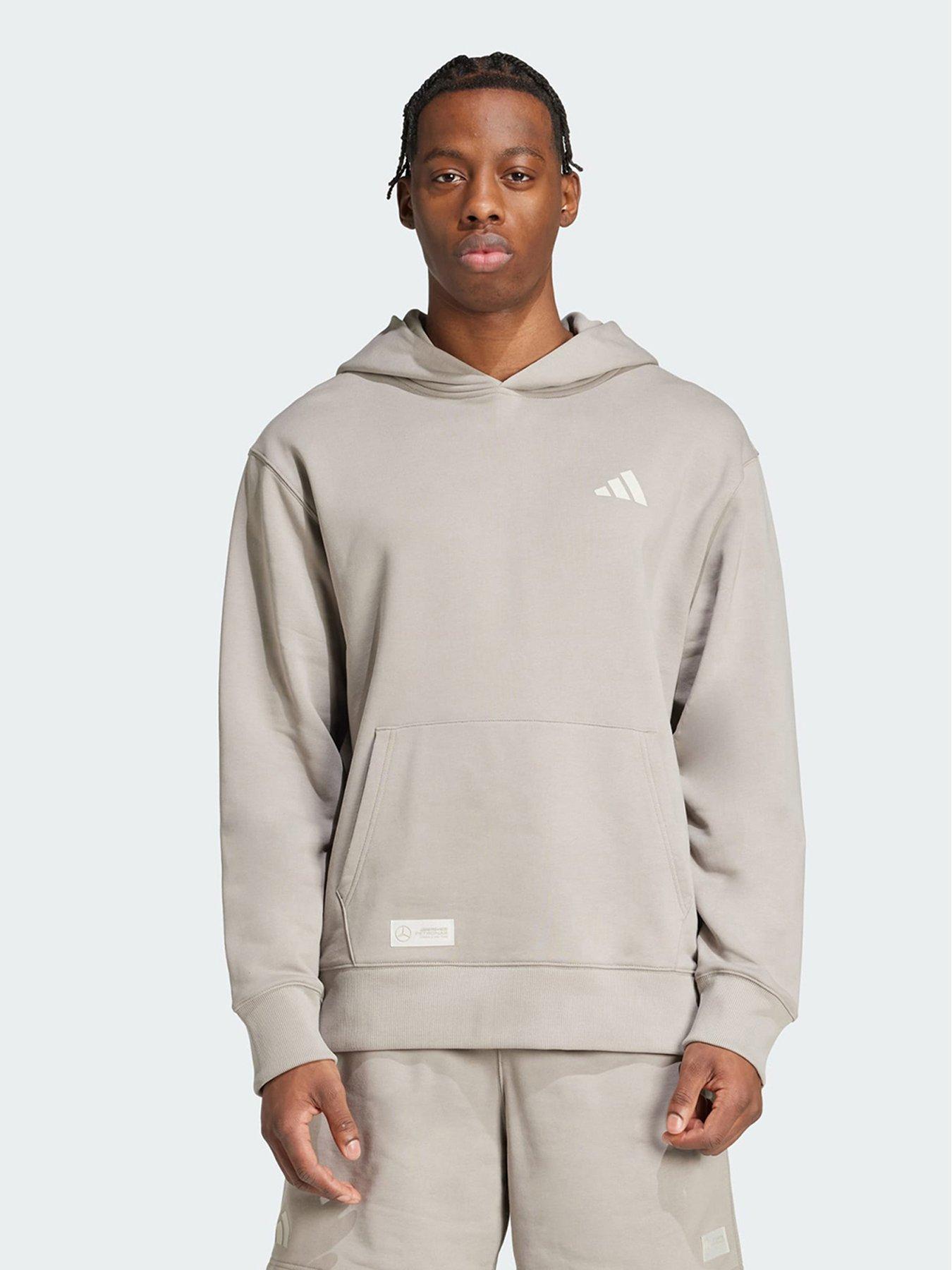 undefined Mercedes - Amg Petronas Formula One Team Premium Sweat Hood Men - Beige