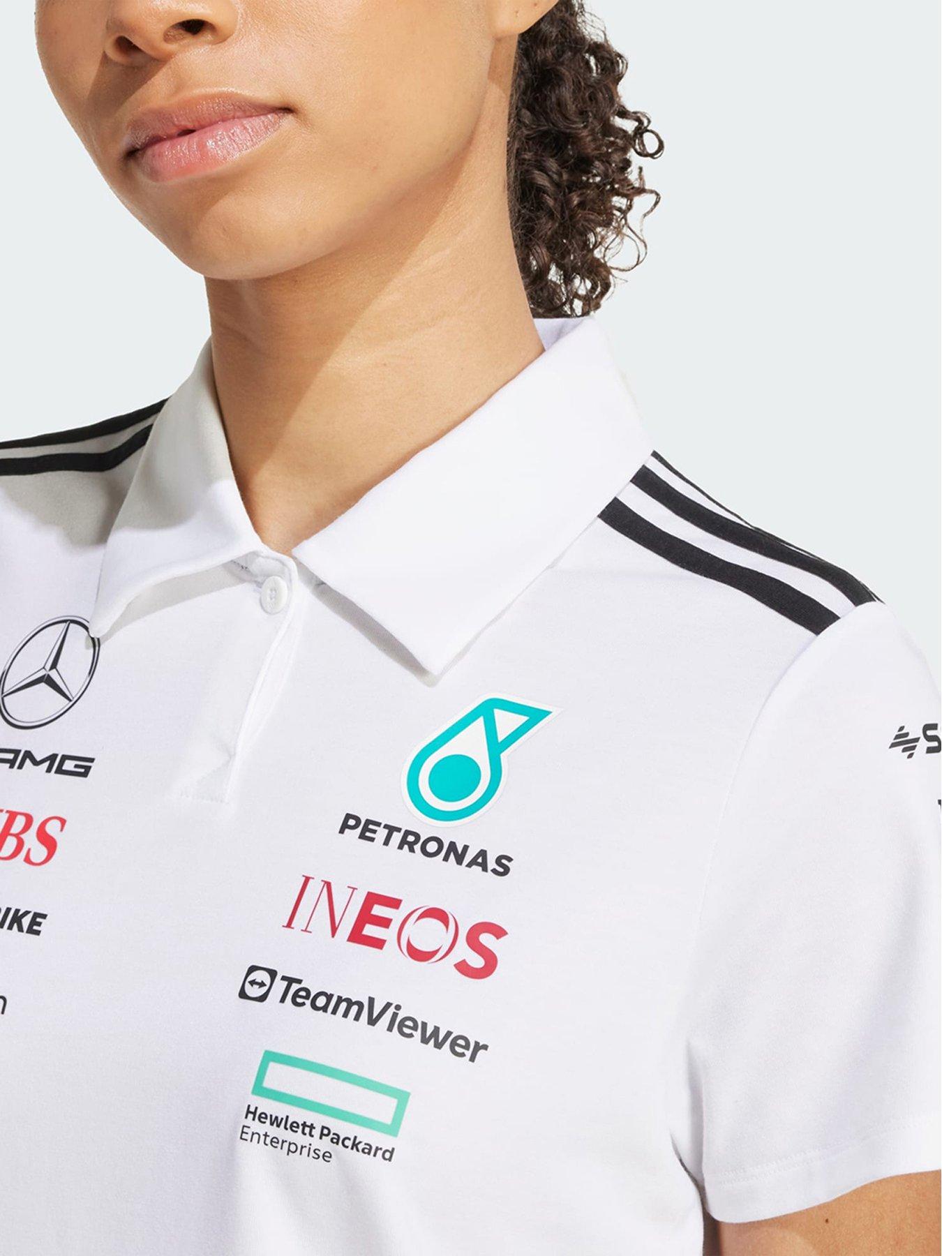  image of adidas-mercedes-amg-petronas-formula-one-team-polo-white-women