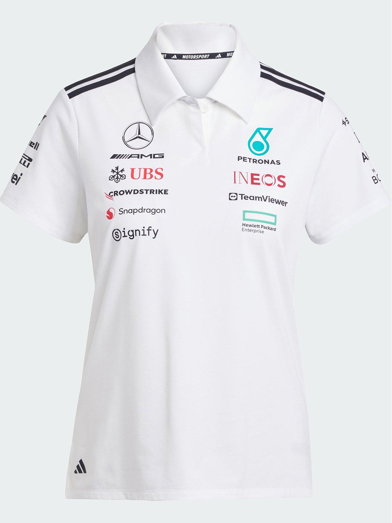  image of adidas-mercedes-amg-petronas-formula-one-team-polo-white-women