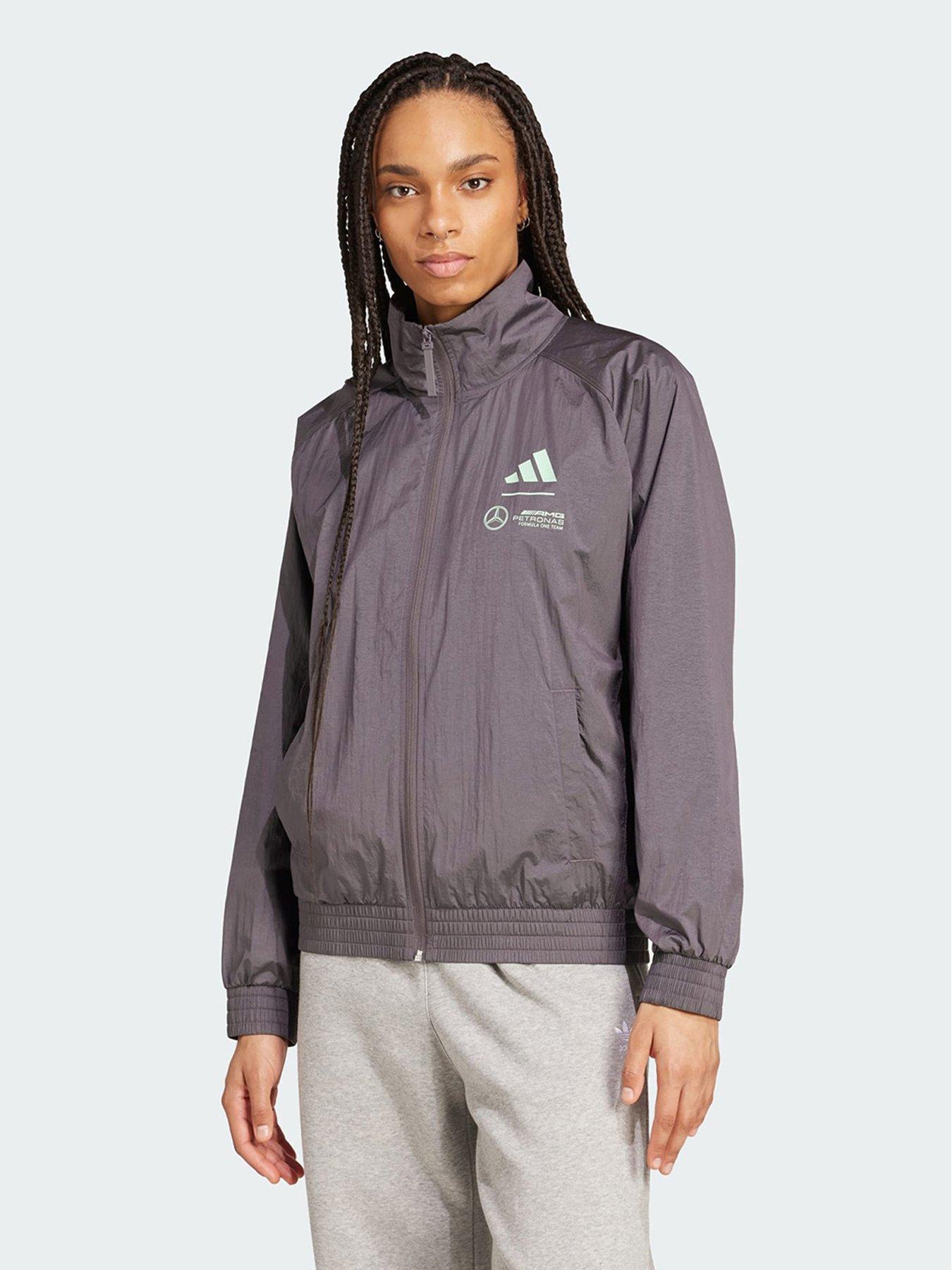 undefined Mercedes - Amg Petronas Formula One Team Premium Woven Track Top Women - Grey