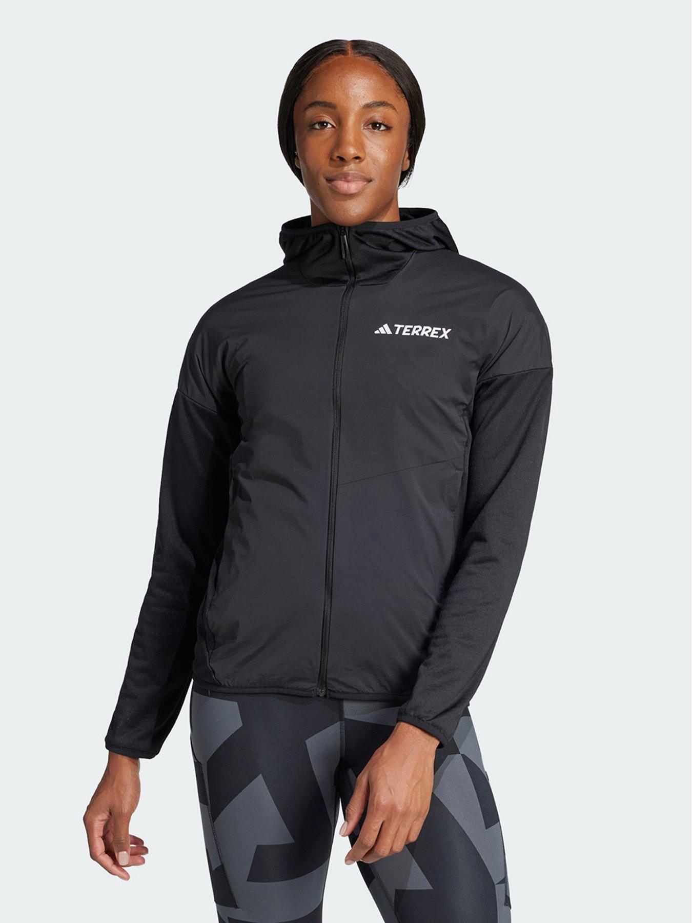 undefined Terrex Xperior Climawarm+ Wind Light Fleece Hooded Jacket - Black
