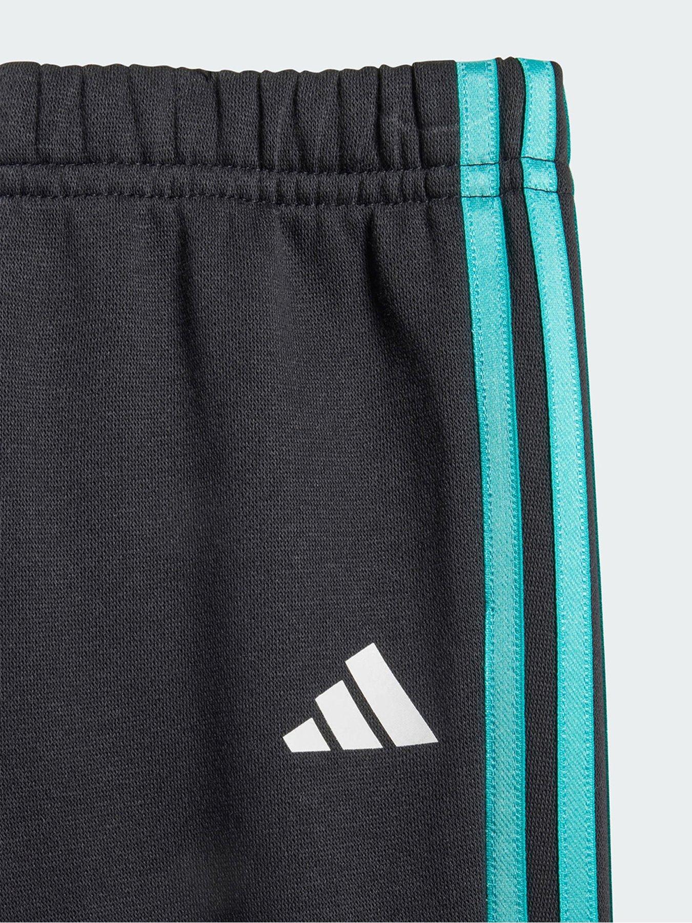  image of adidas-mercedes-amg-petronas-formula-one-team-dna-long-sleeve-baby-jogger-blackwhite
