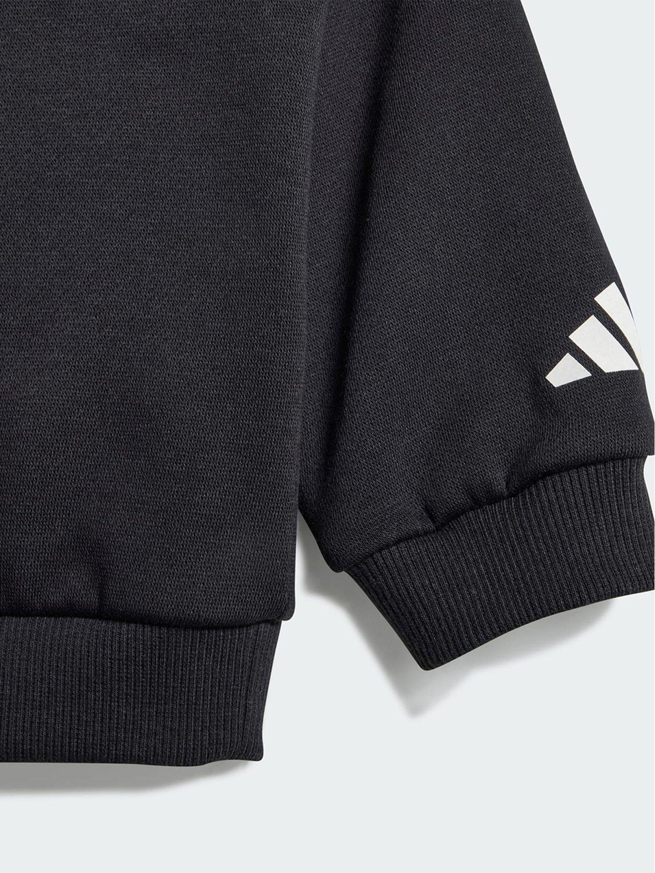  image of adidas-mercedes-amg-petronas-formula-one-team-dna-long-sleeve-baby-jogger-blackwhite