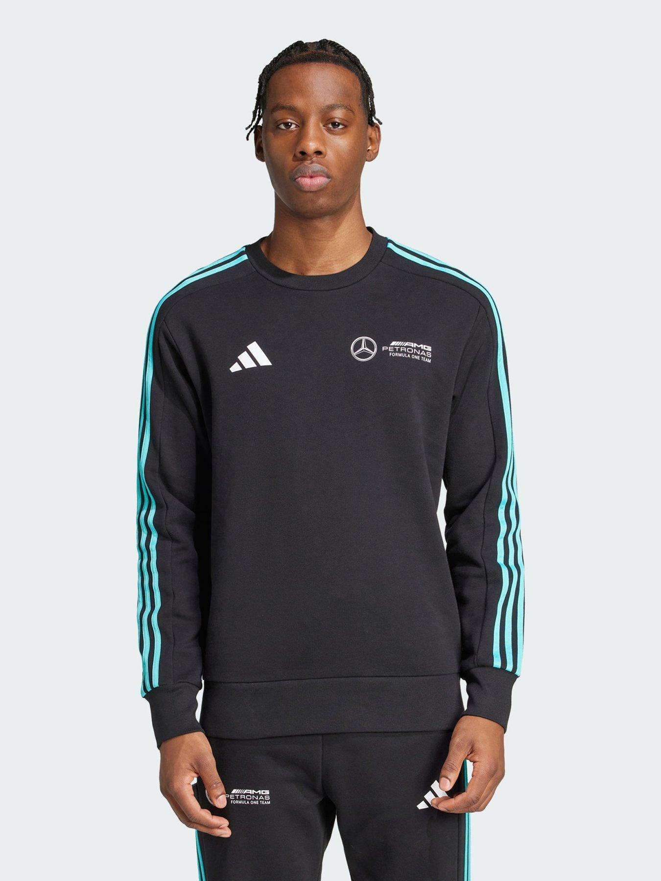 undefined Mercedes - Amg Petronas Formula One Team Dna Sweat Top Men - Black/White