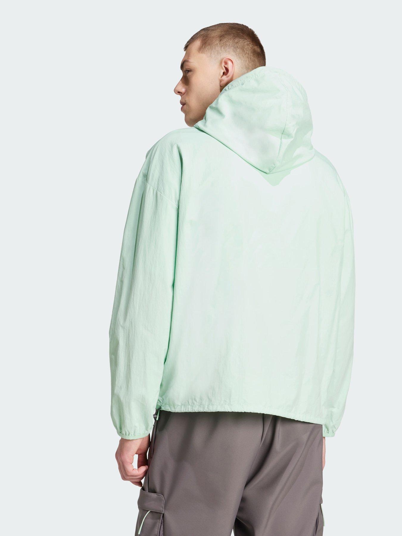  image of adidas-mercedes-amg-petronas-formula-one-team-premium-woven-wind-breaker-men-light-green