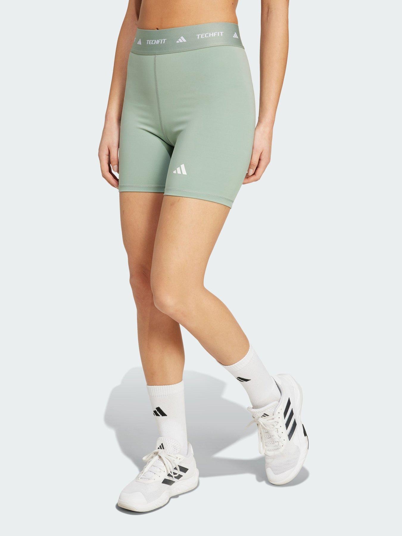 undefined TECHFIT Short Leggings - Green