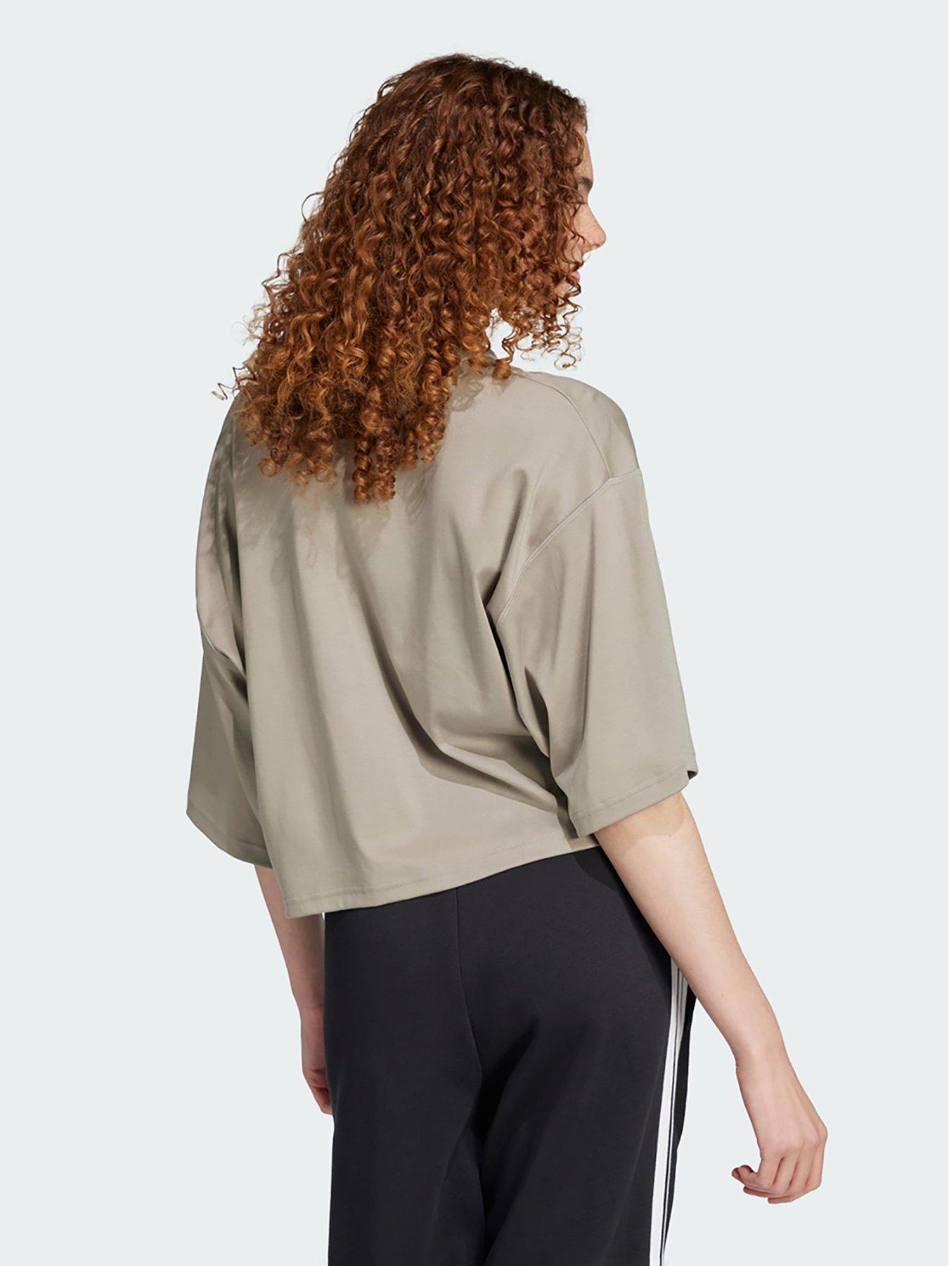  image of adidas-city-escape-loose-tee-beige
