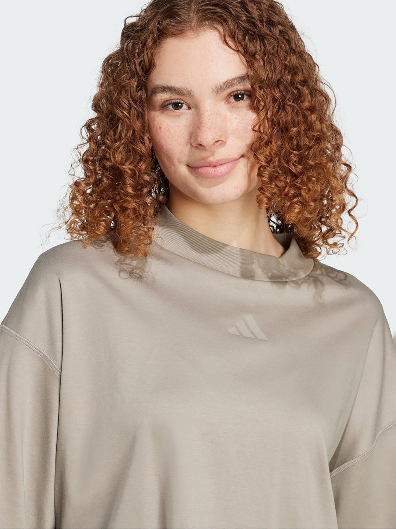 image of adidas-city-escape-loose-tee-beige