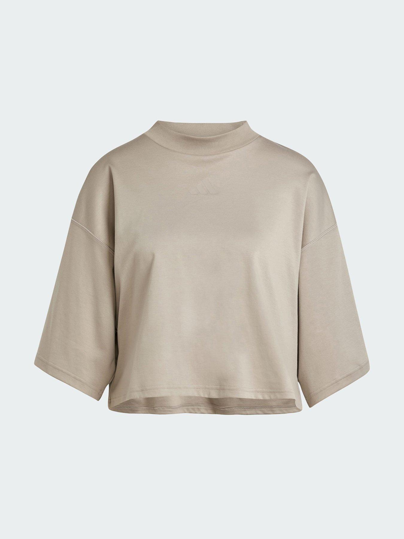  image of adidas-city-escape-loose-tee-beige