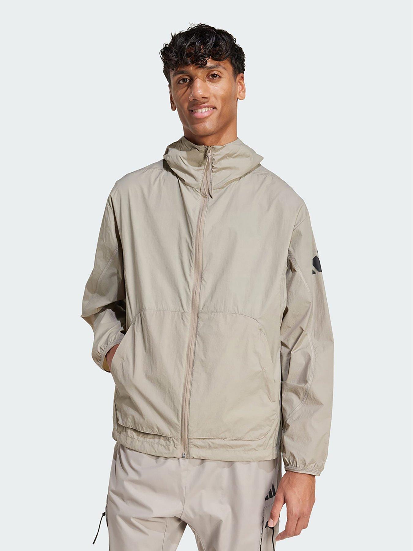  image of adidas-city-escape-windbreaker-beige