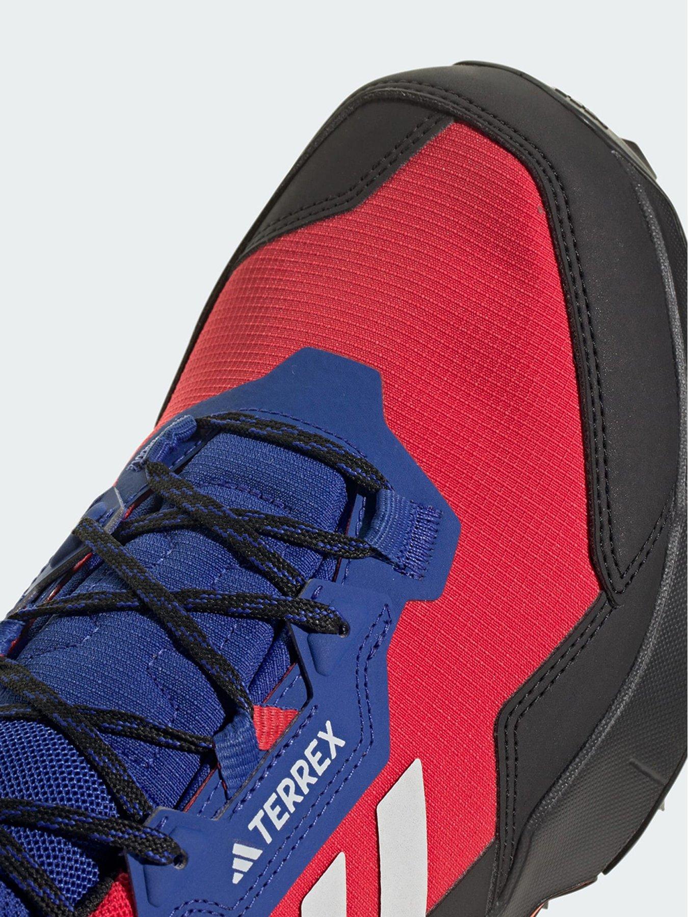  image of adidas-terrex-ax4-gore-tex-hiking-shoes-red