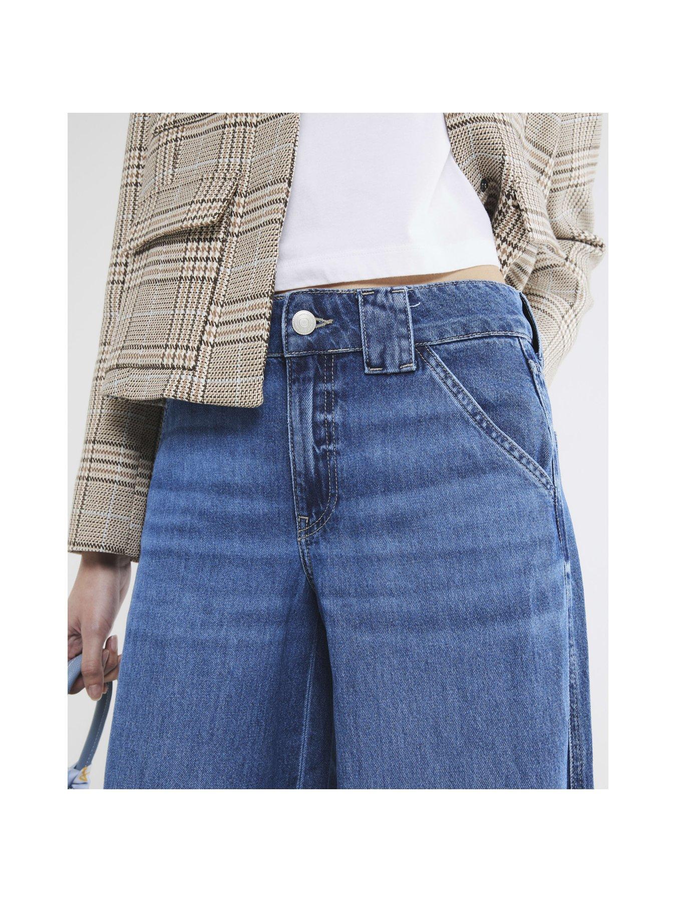 Image 4 of 5 of River Island Palazzo Wide Leg Jeans