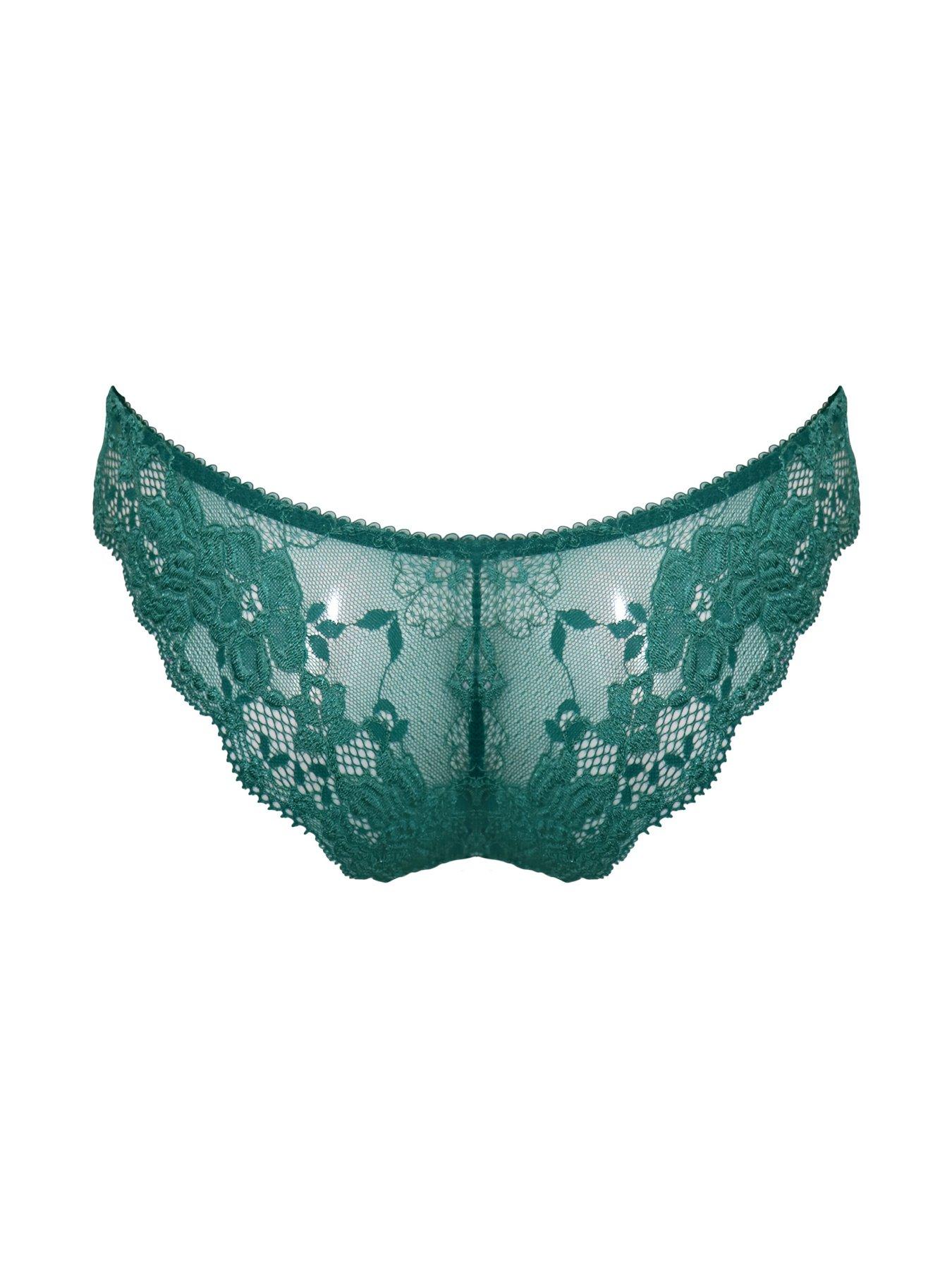 Image 4 of 4 of Pour Moi Amour Brazilian Brief - Green