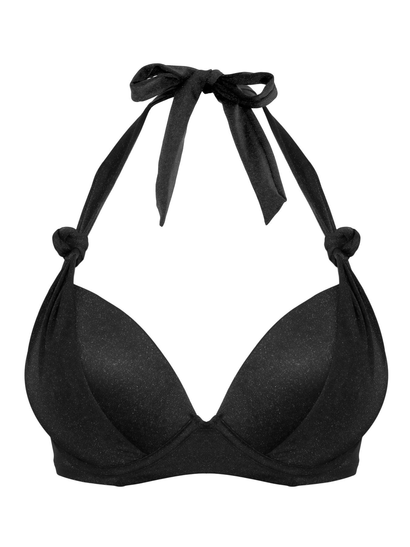 Image 3 of 4 of Pour Moi St Kitts Underwired Boost Push-Up Padded Top - Black
