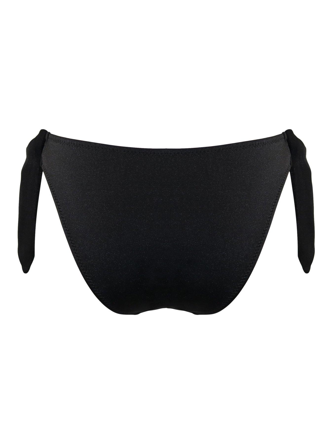 Image 4 of 4 of Pour Moi St Kitts Tie Side Brief - Black