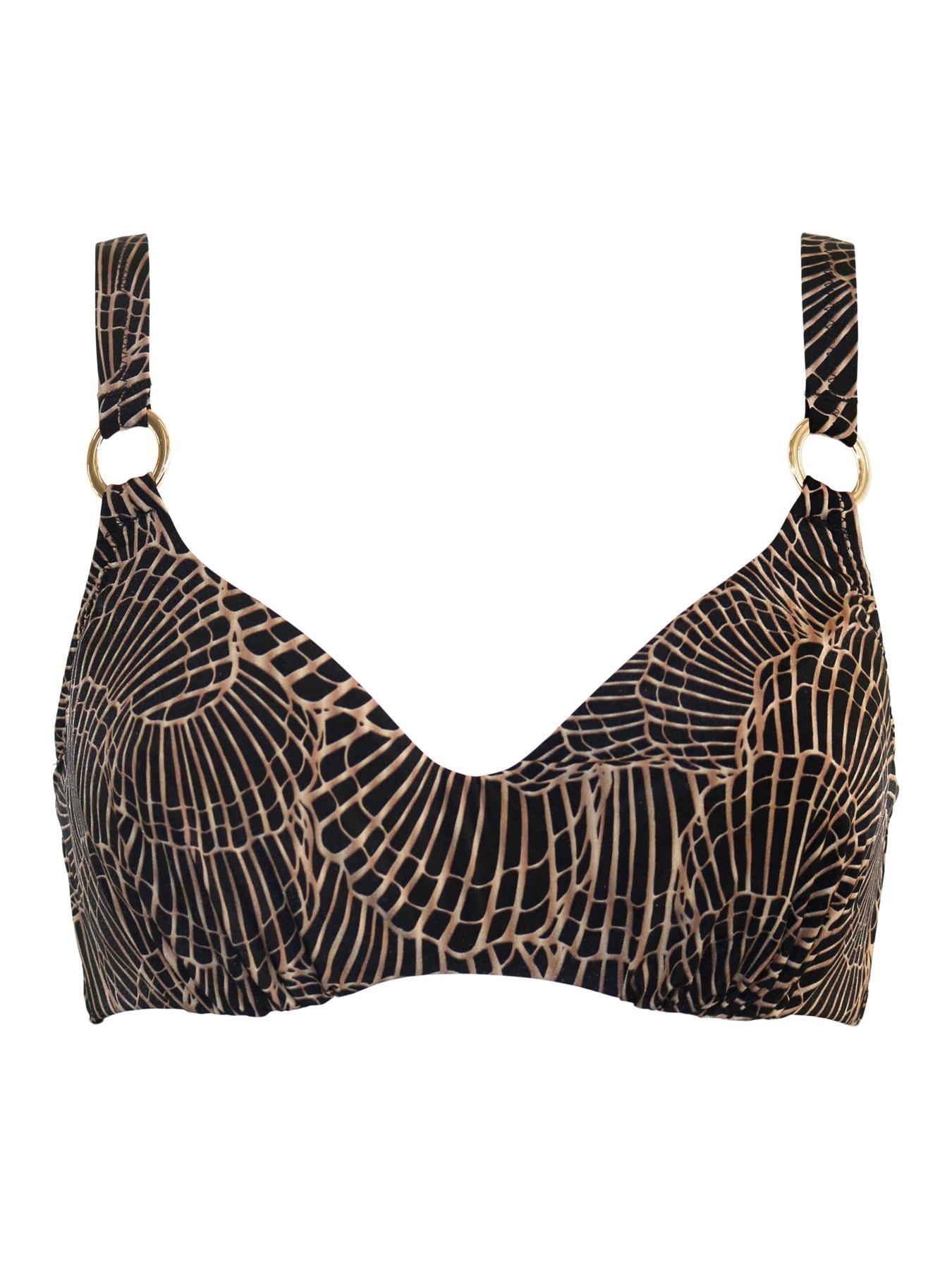  image of pour-moi-samoa-non-padded-underwired-bikini-top-multi