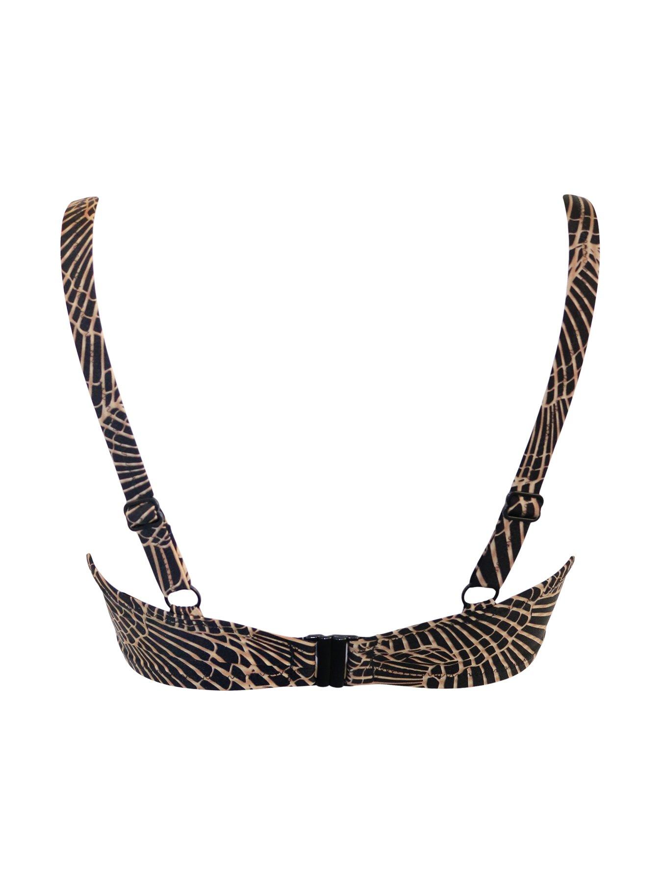  image of pour-moi-samoa-non-padded-underwired-bikini-top-multi