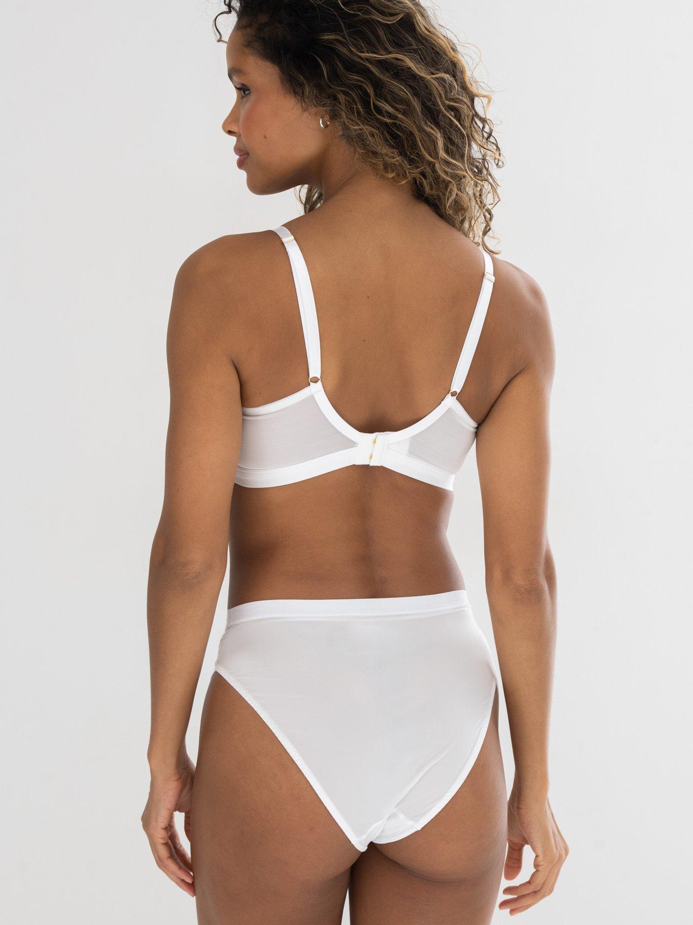  image of pour-moi-geo-sculpt-fuller-bust-non-wired-bralette-d-j-white