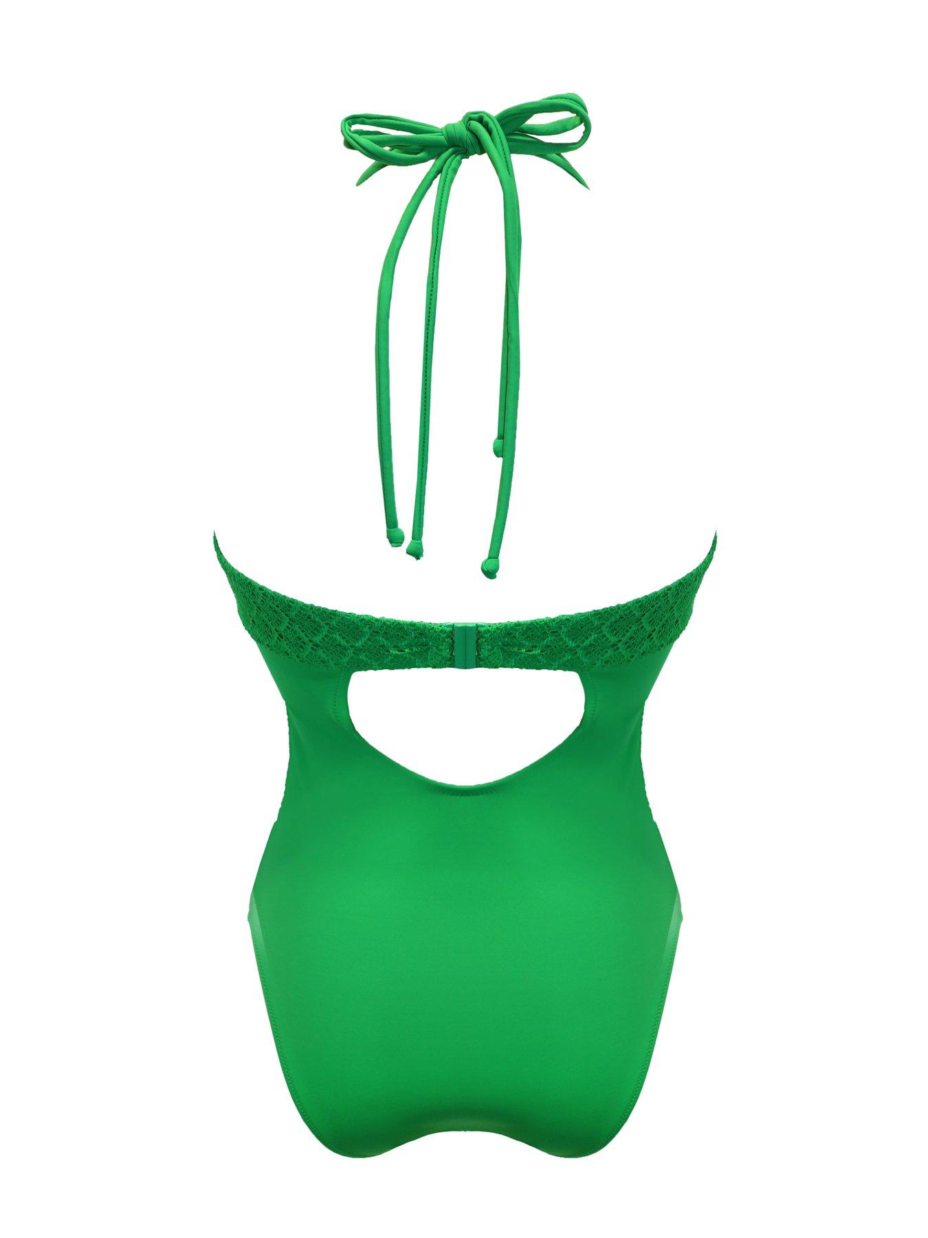 Image 4 of 4 of Pour Moi Castaway Adjustable Halter Underwired Swimsuit