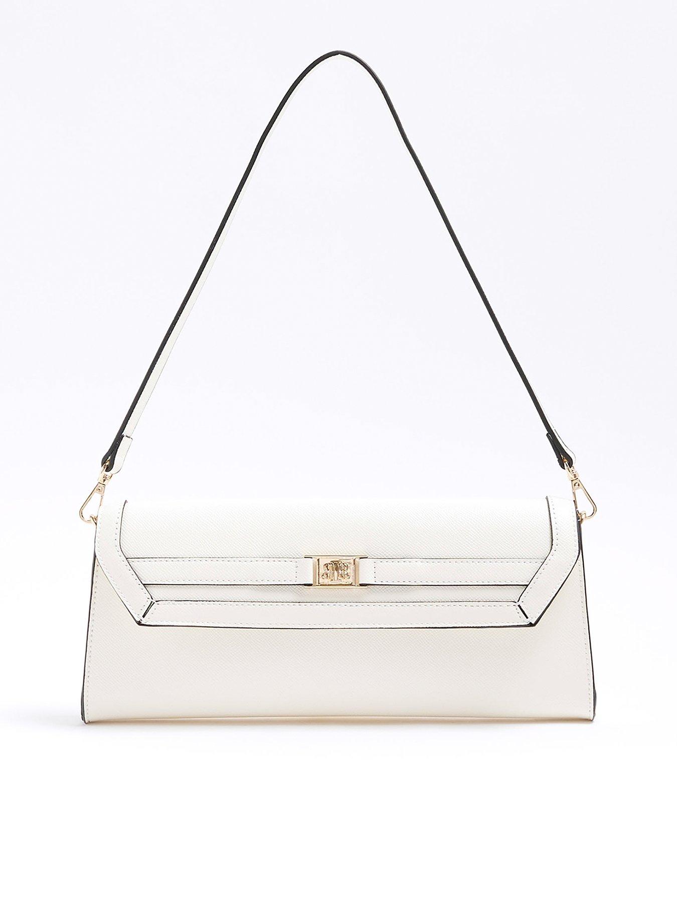 undefined Faux Leather Ri Clutch Bag
