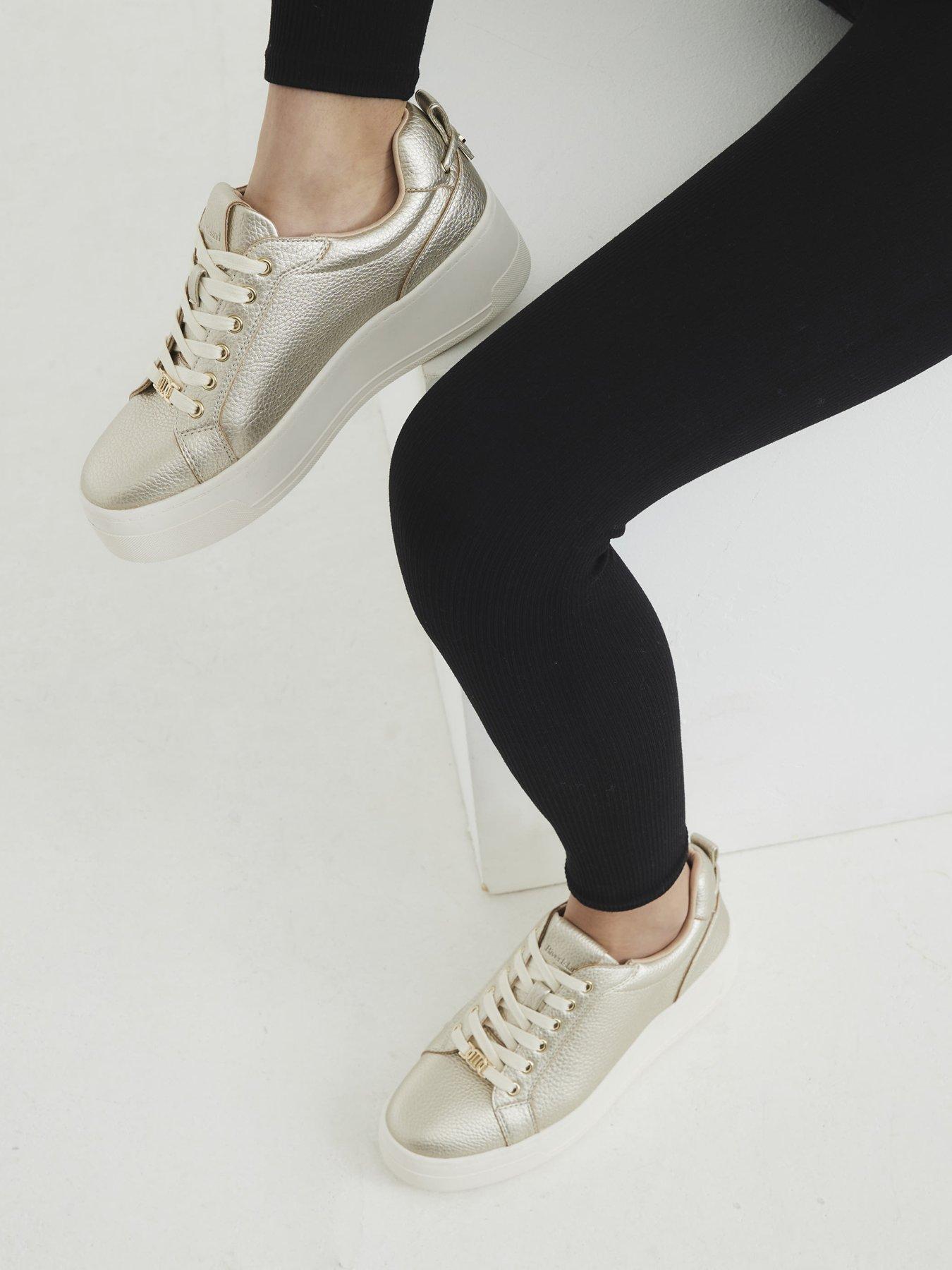  image of river-island-platform-lace-up-trainers