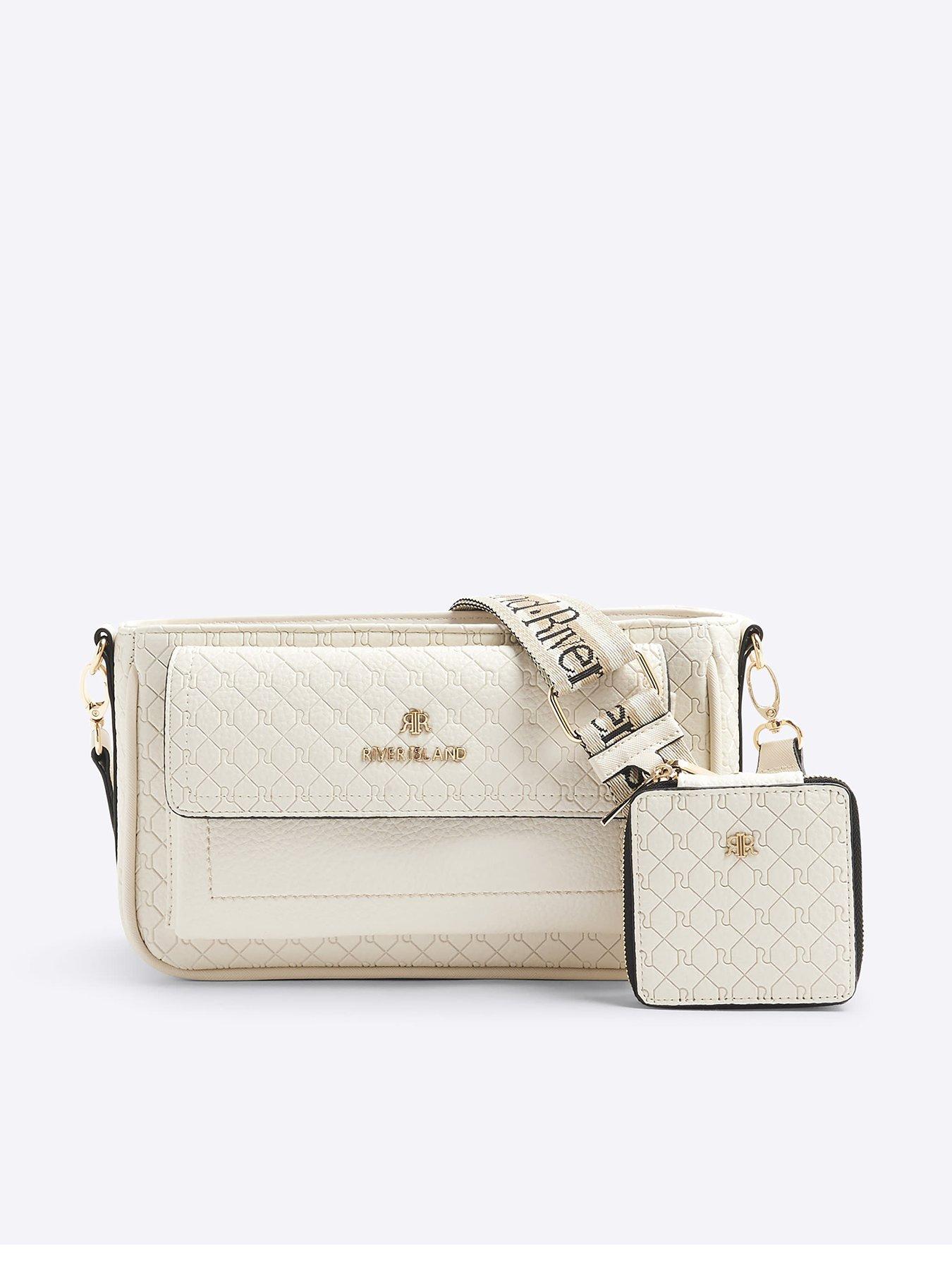  image of river-island-ri-monogram-pouchette-cross-body-bag