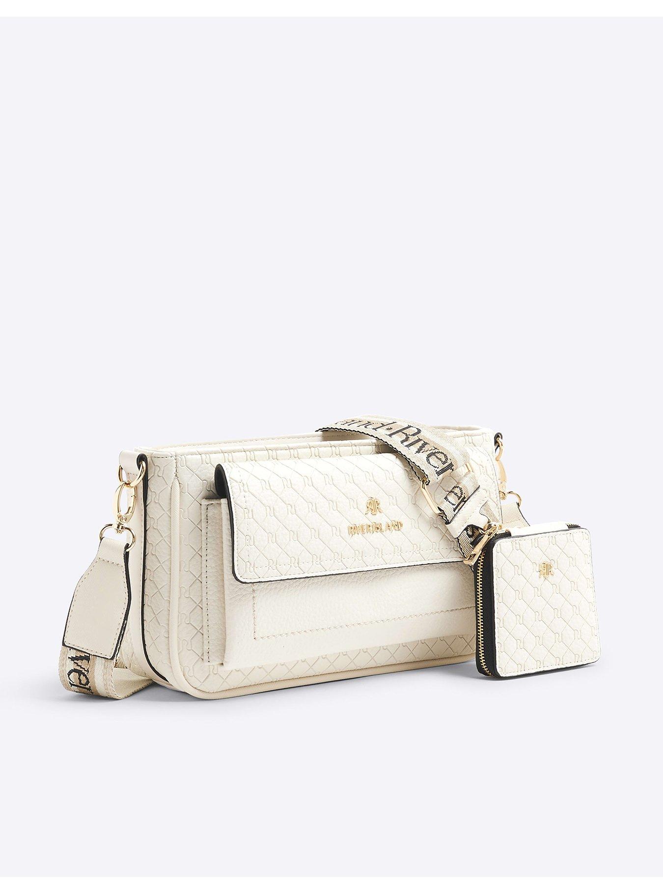  image of river-island-ri-monogram-pouchette-cross-body-bag