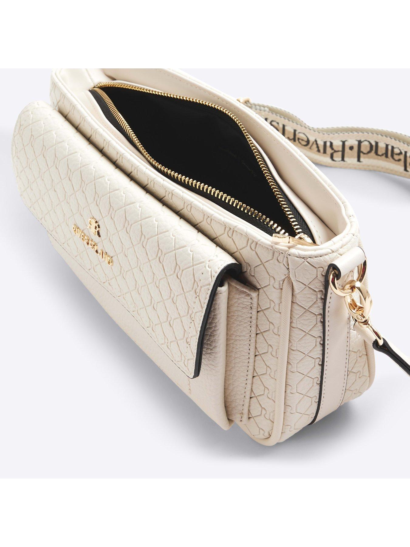  image of river-island-ri-monogram-pouchette-cross-body-bag